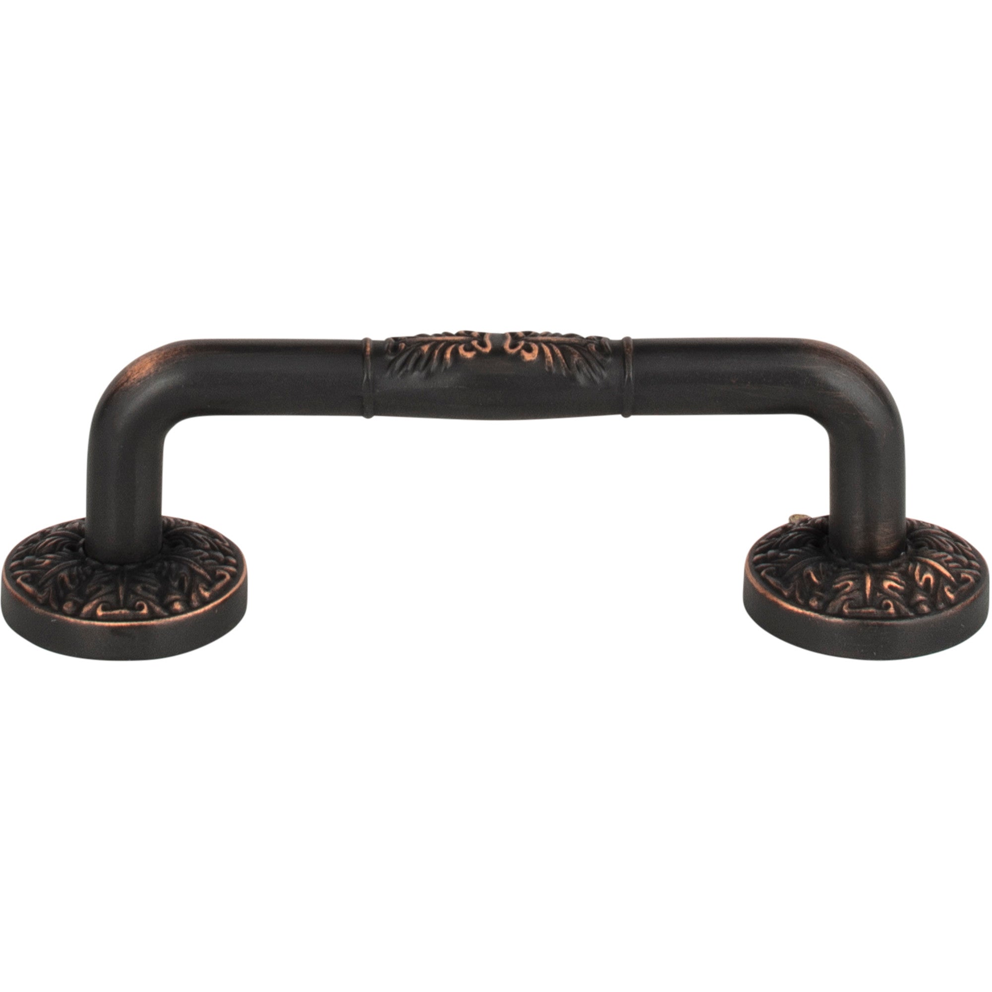Hammered Medallion Bar Pull - Venetian Bronze