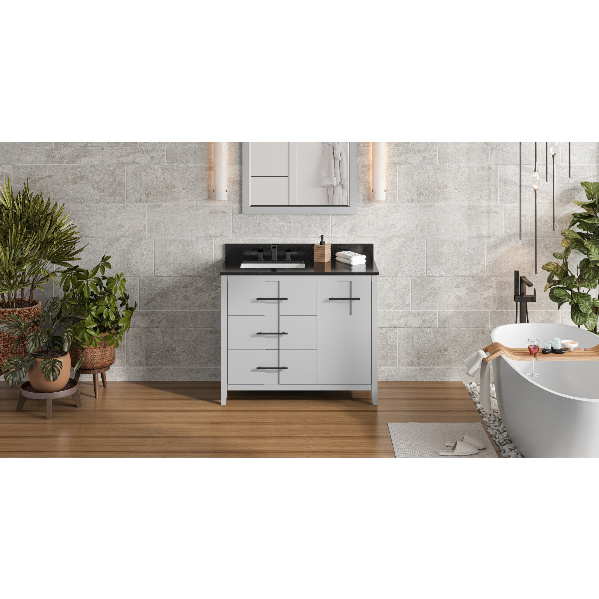 42" Katara Vanity – Left Offset