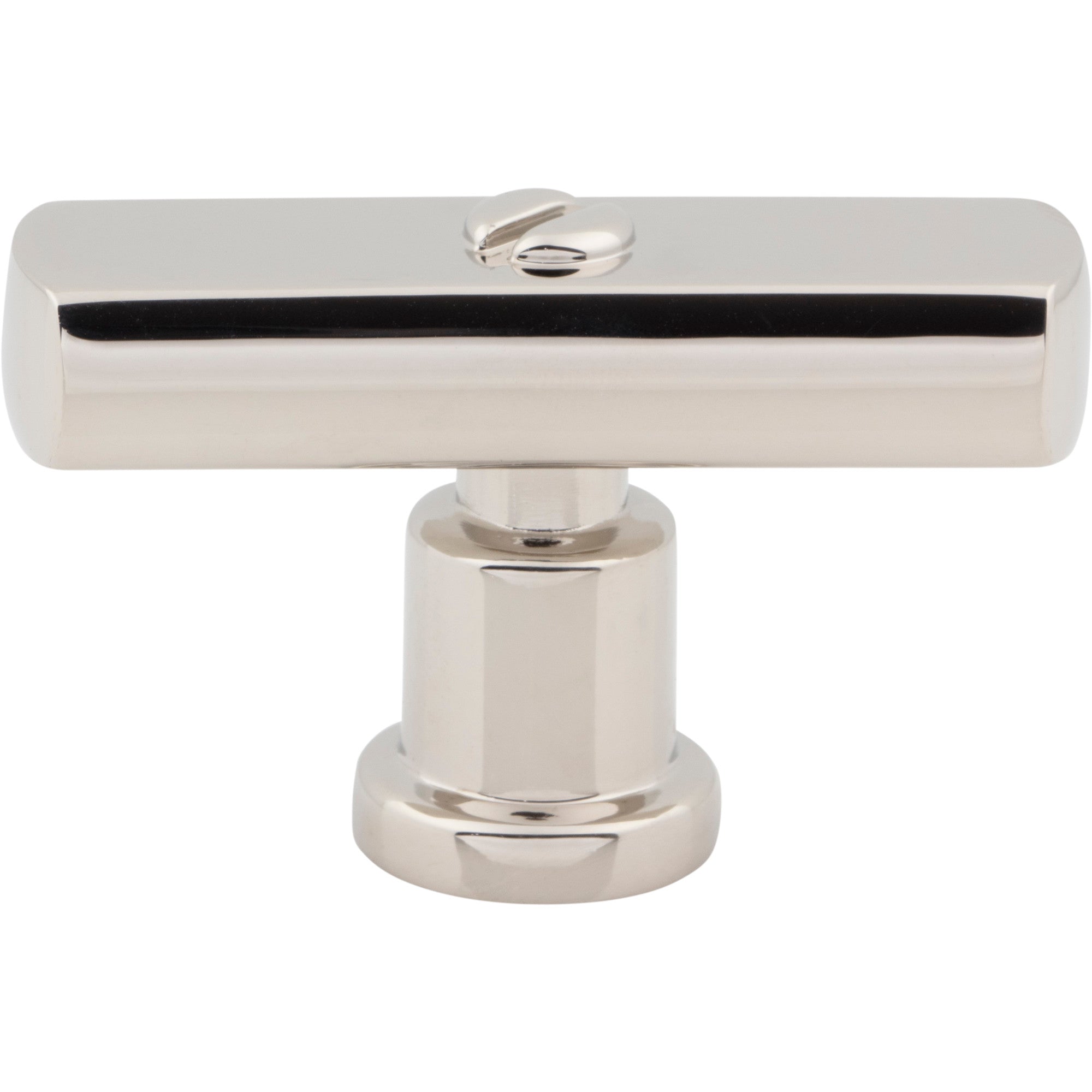 Everitt Bar Knob - Polished Nickel