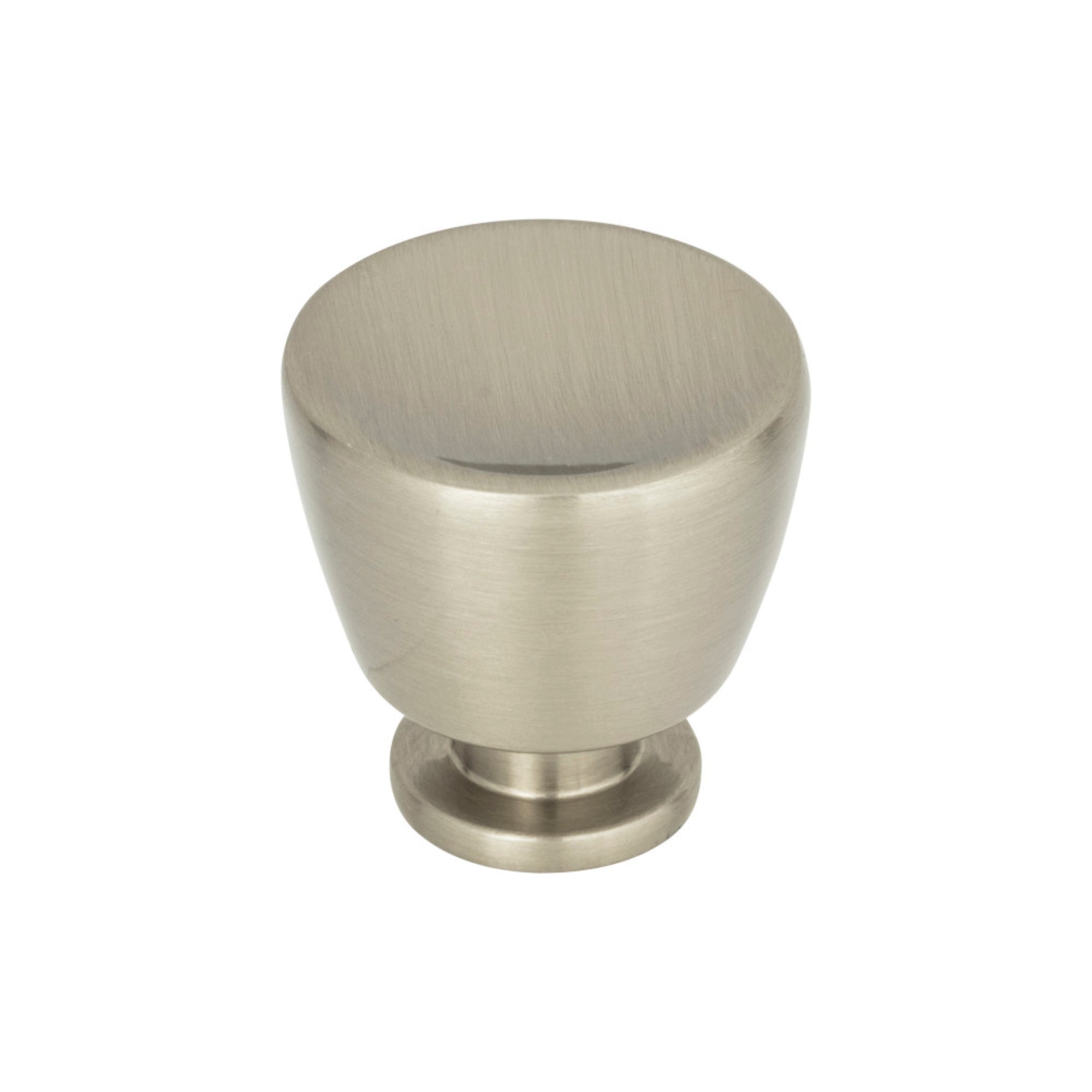 Tiki Hut Round Knob - Brushed Nickel