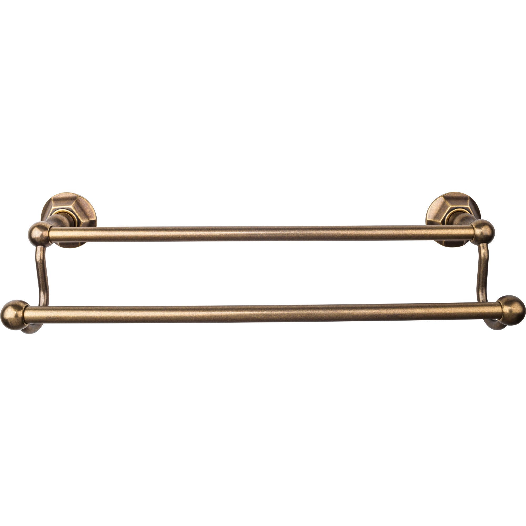 TOP BATH (R) Edwardian Bath Double 20 1/2" Wall Mounted  Towel Bar - German Bronze