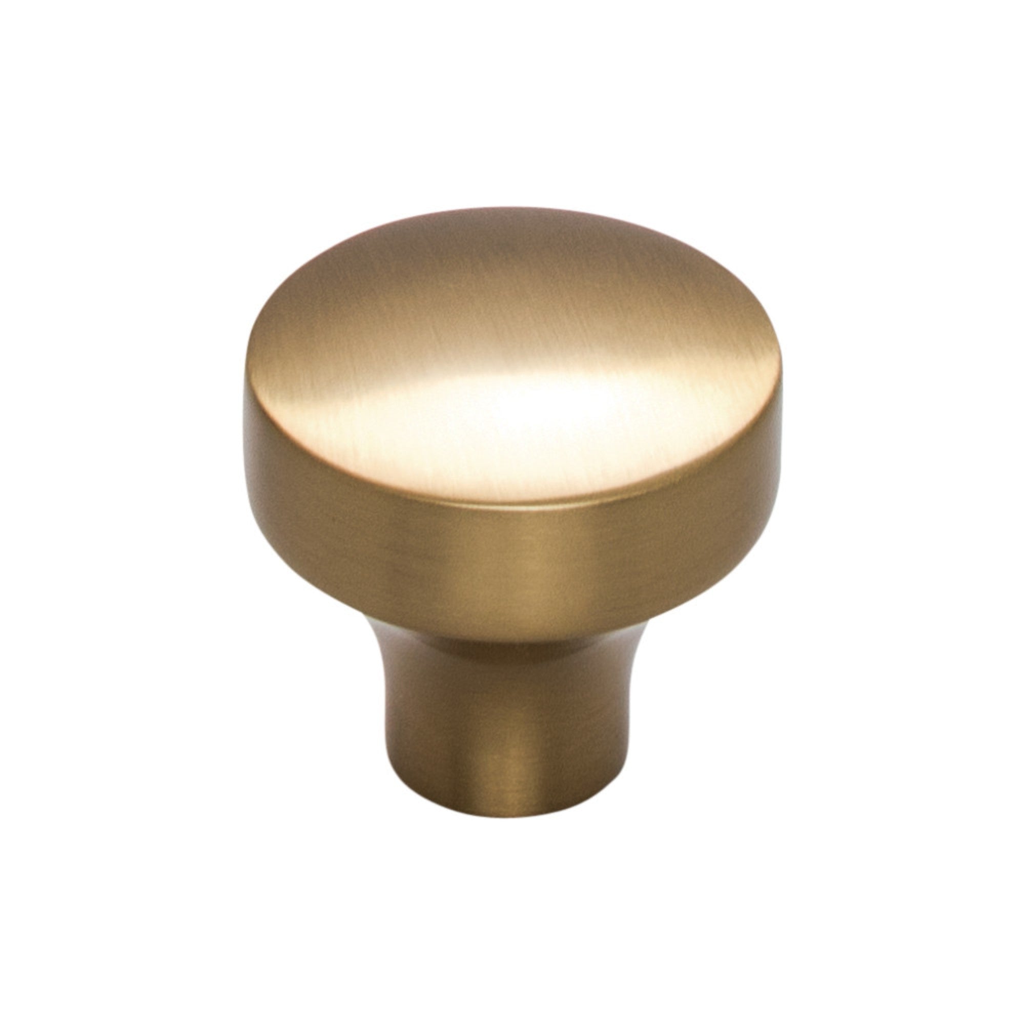 Kinney 1 1/4" Diameter Round Knob - Honey Bronze