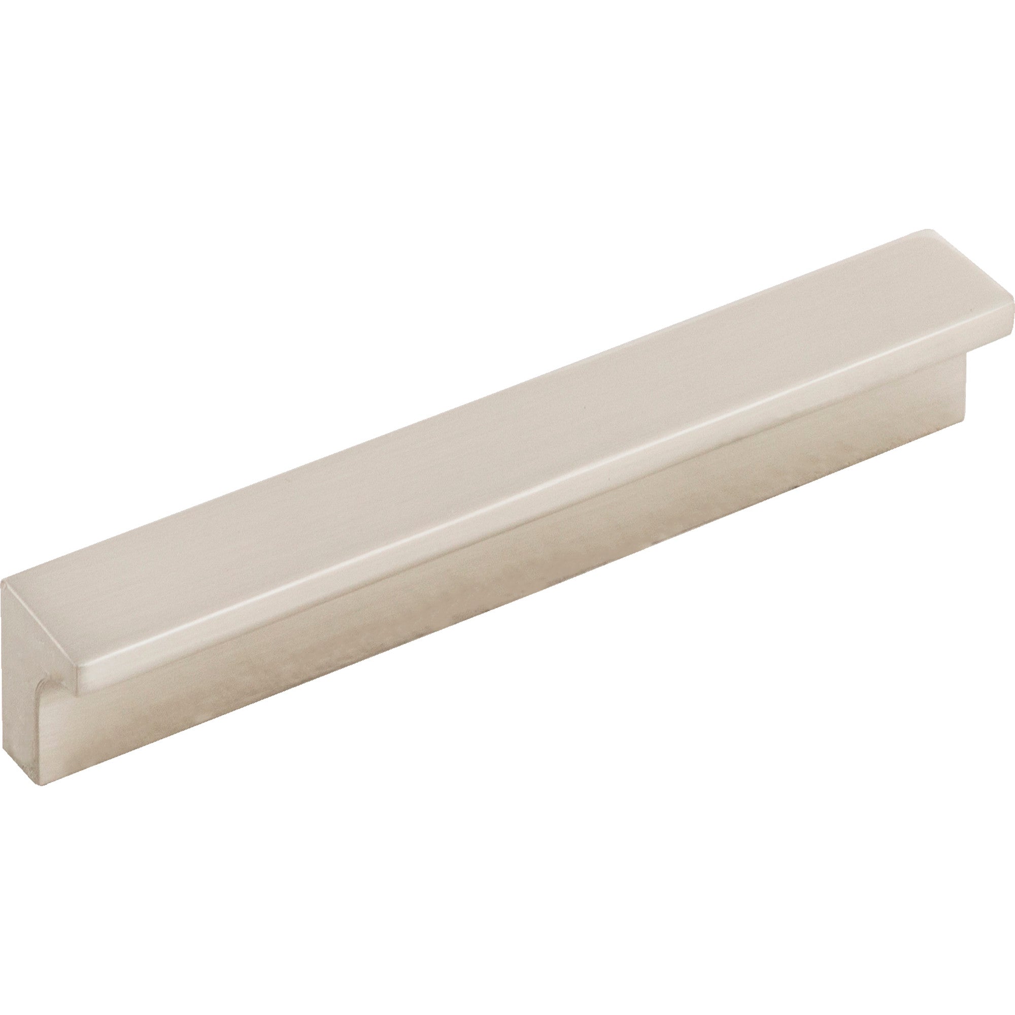 Minetta 3 3/4" Center to Center Finger Pull - Brushed Satin Nickel