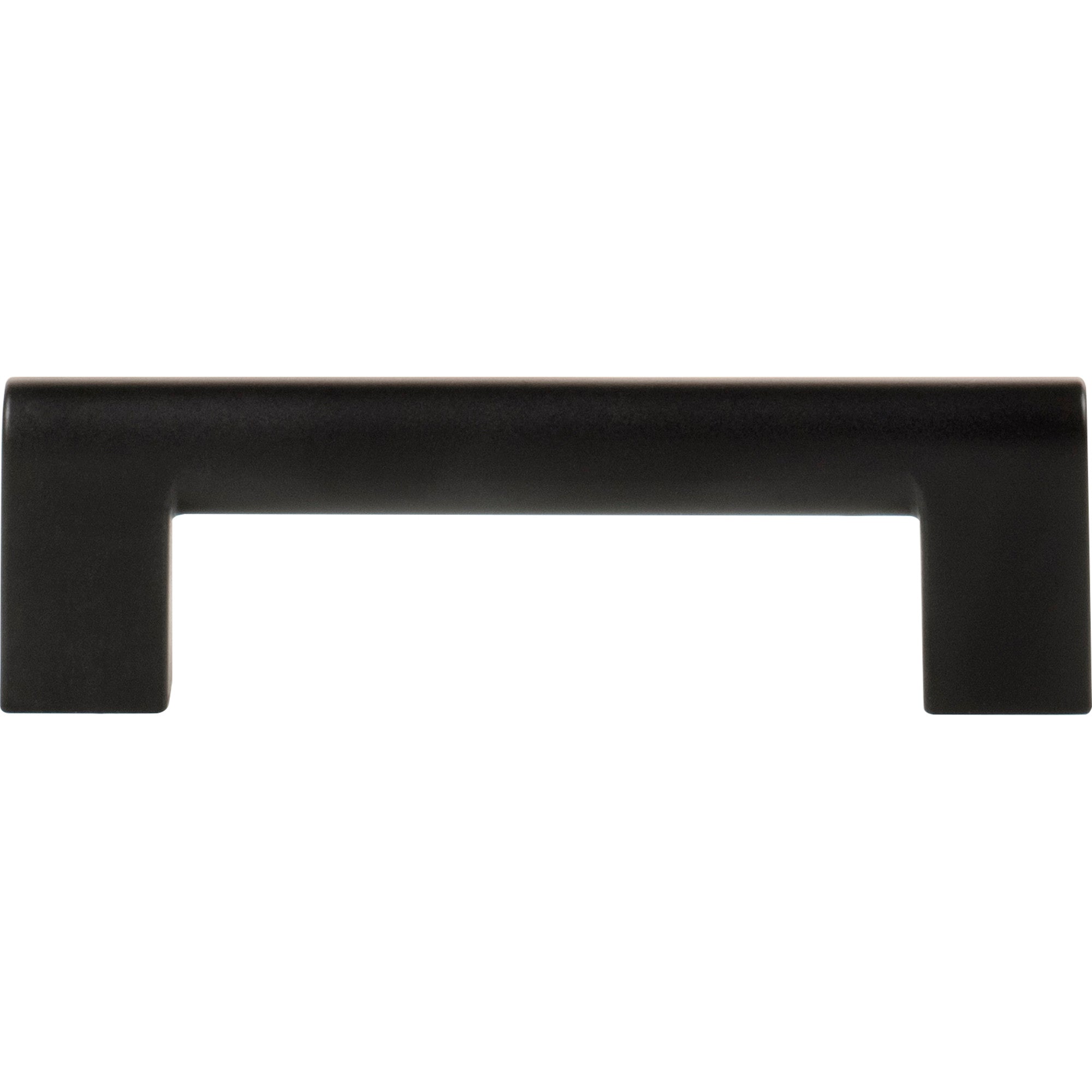 Round Rail Bar Pull - Matte Black