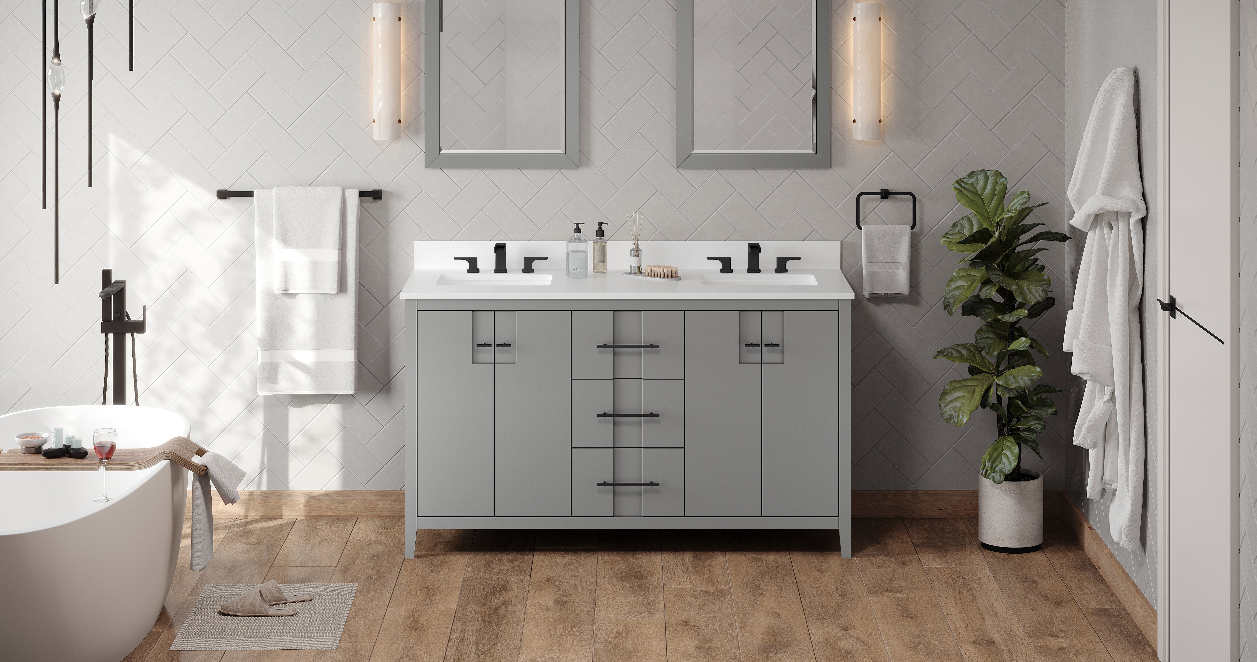60" Katara Vanity – Double Bowl