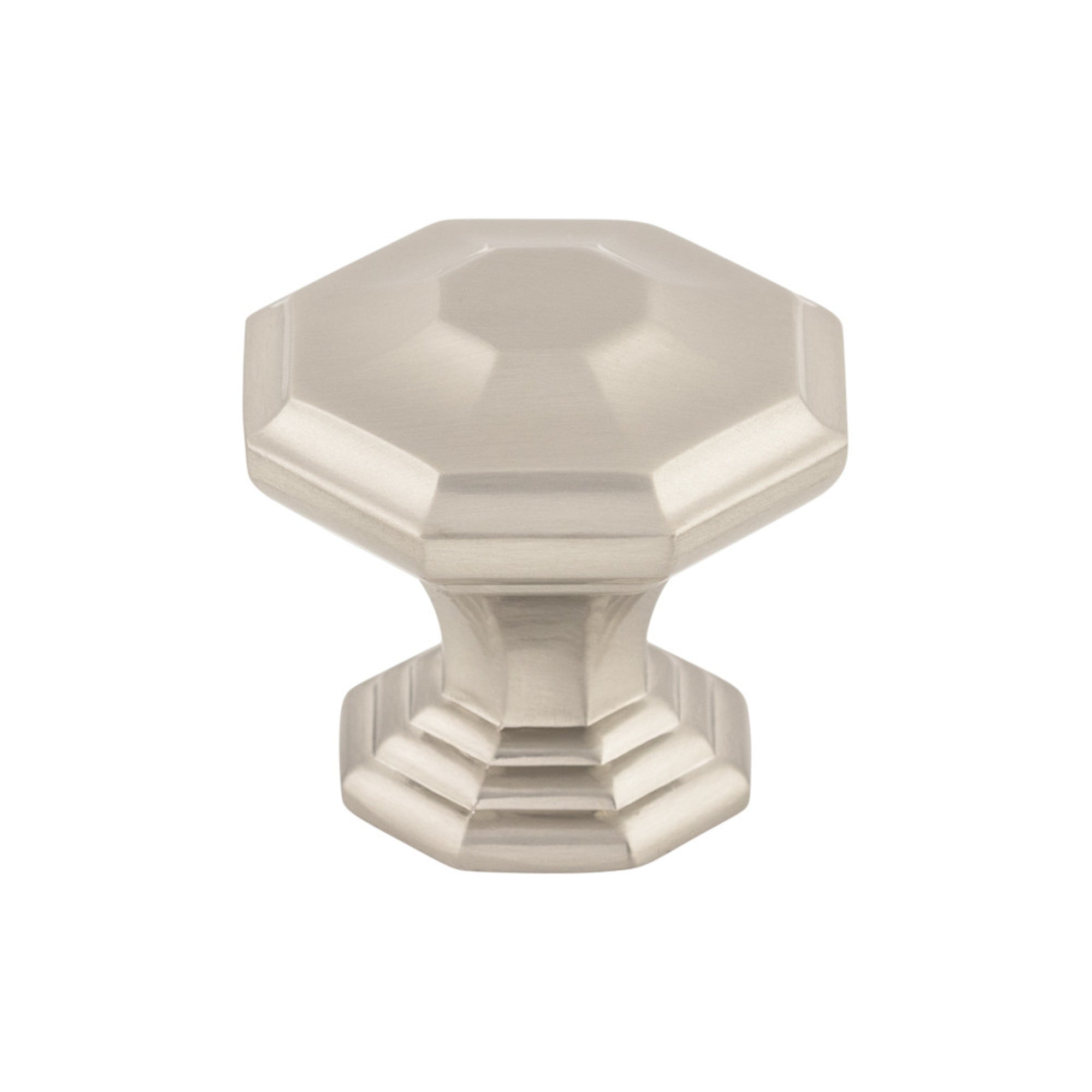 Chalet 1 1/2" Diameter Round Knob - Brushed Satin Nickel