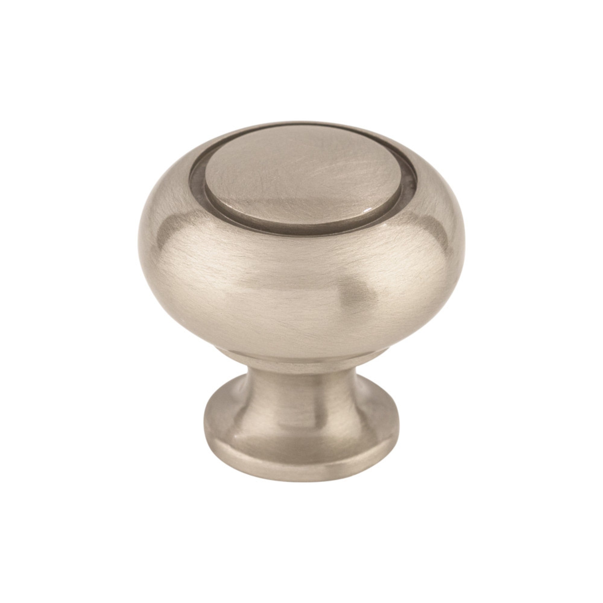 Ring Round Knob - Brushed Satin Nickel