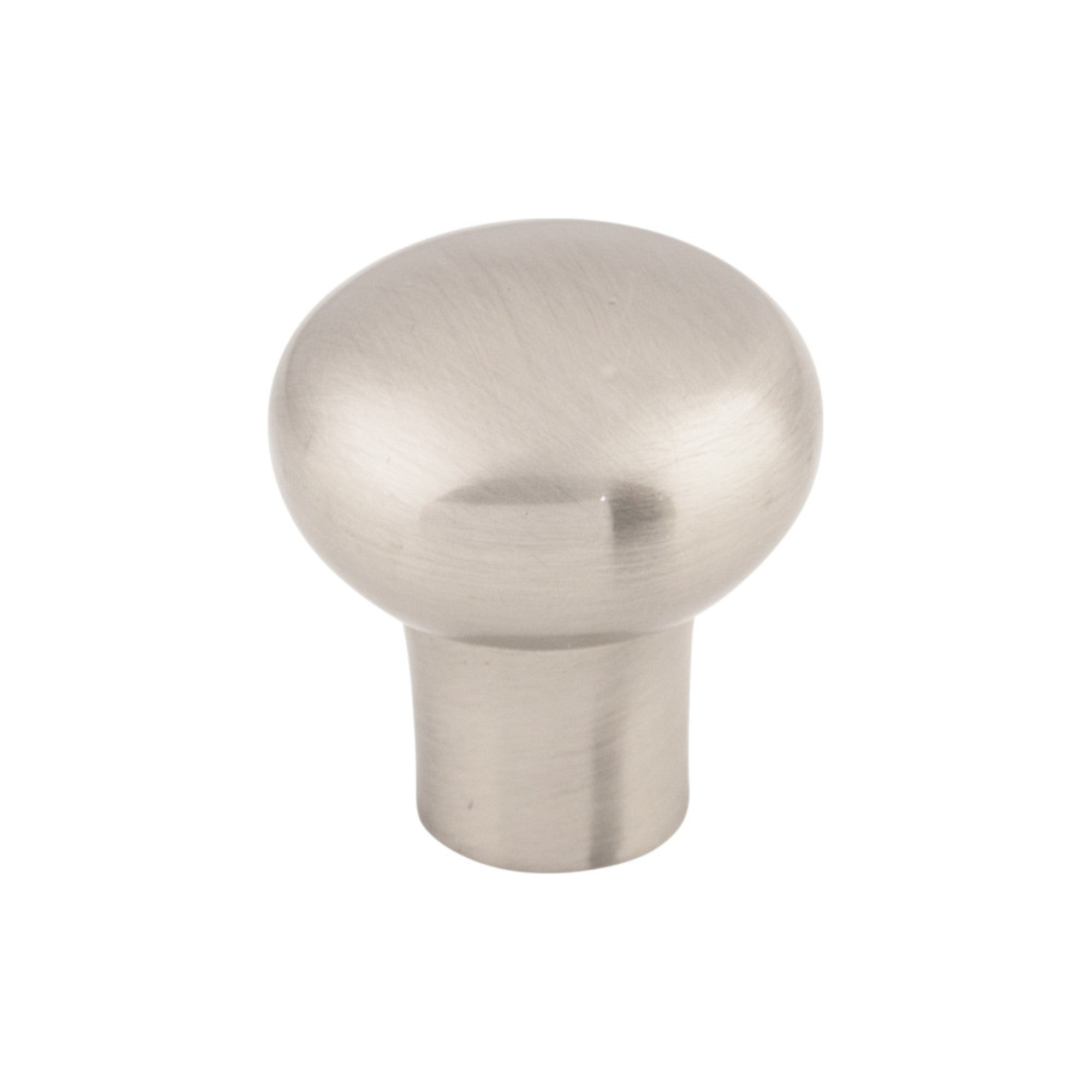 Aspen II Round 7/8" Diameter Round Knob - Brushed Satin Nickel