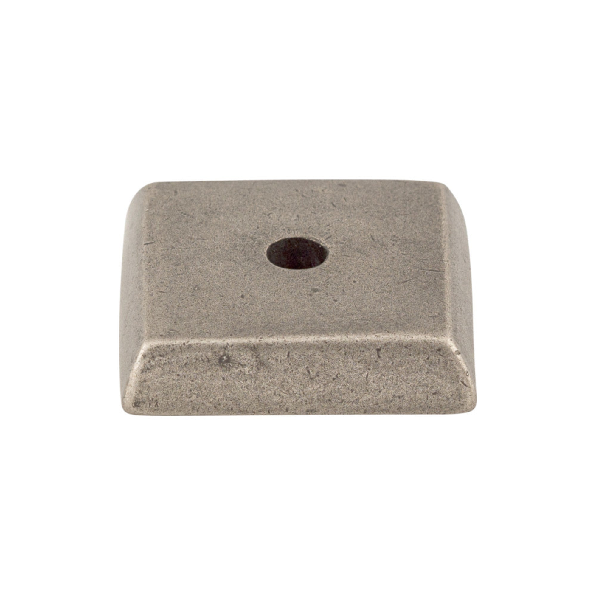 Aspen Square Knob Backplate - Silicon Bronze Light
