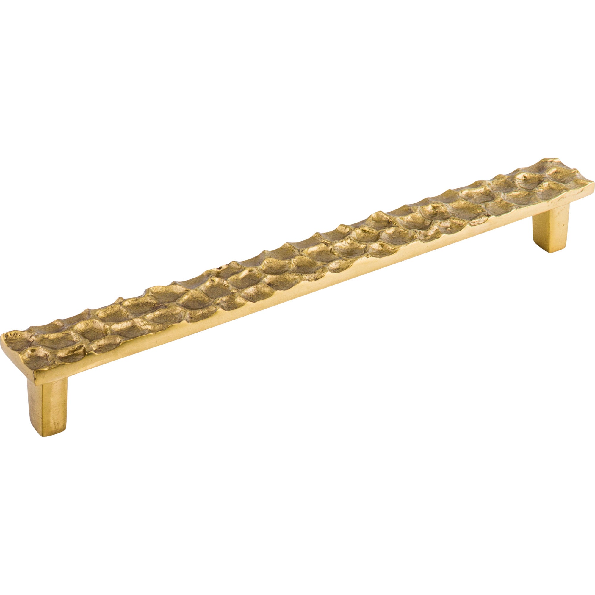 Cobblestone 8 13/16" Center to Center Bar Pull - Polished Brass