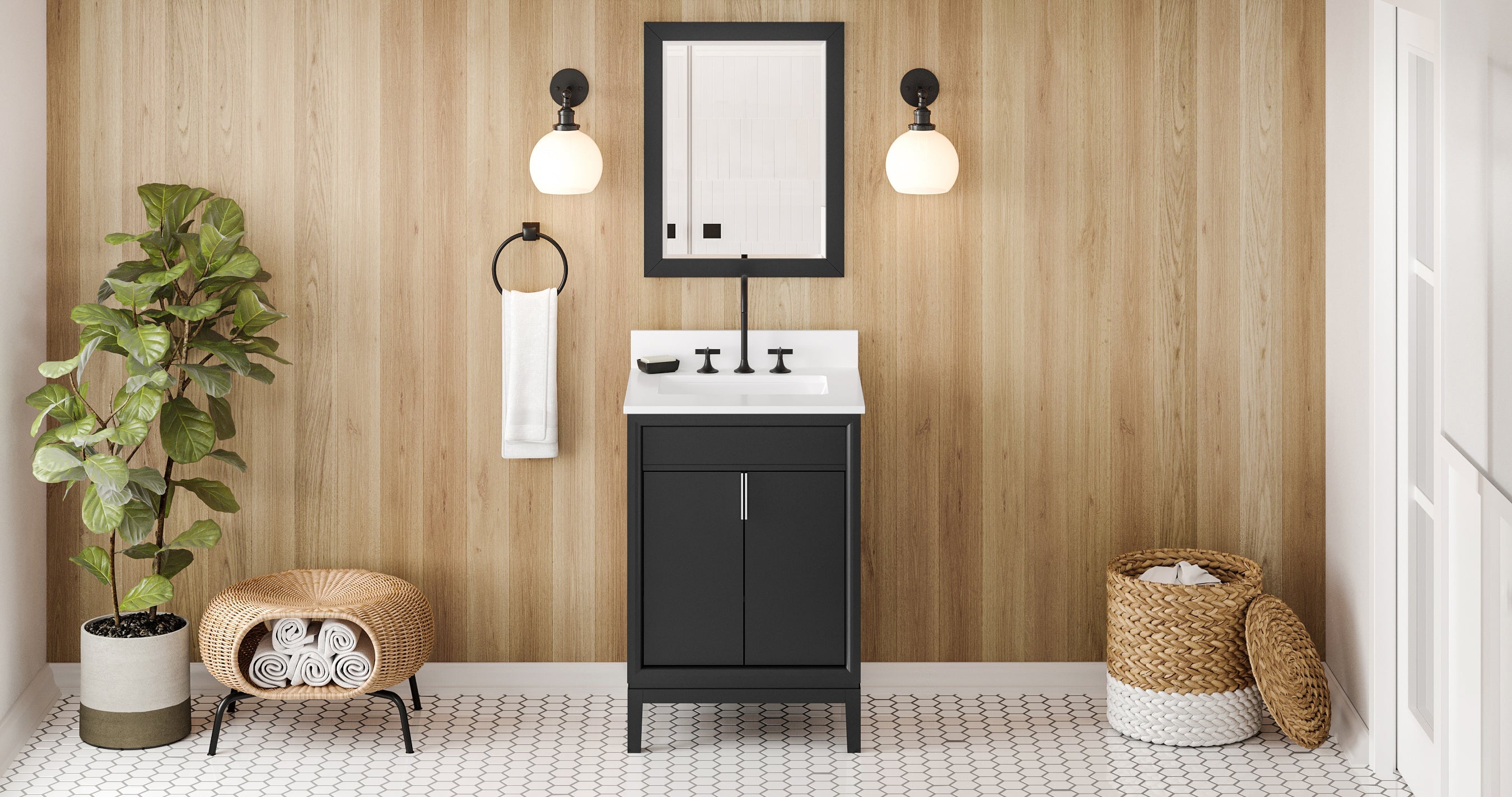 24" Theodora Vanity – Black