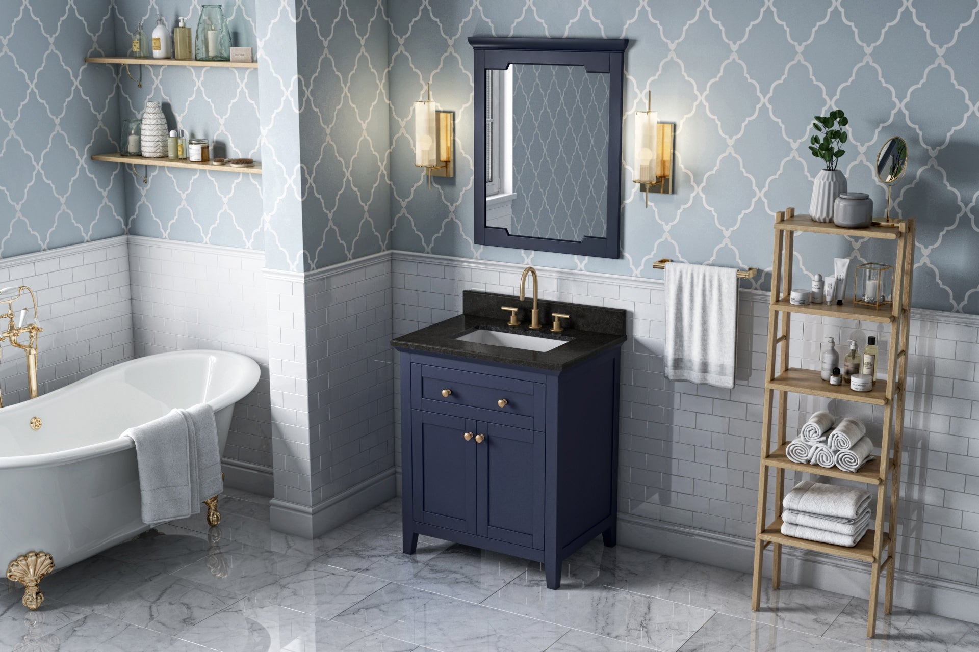 30" Chatham Vanity – Hale Blue