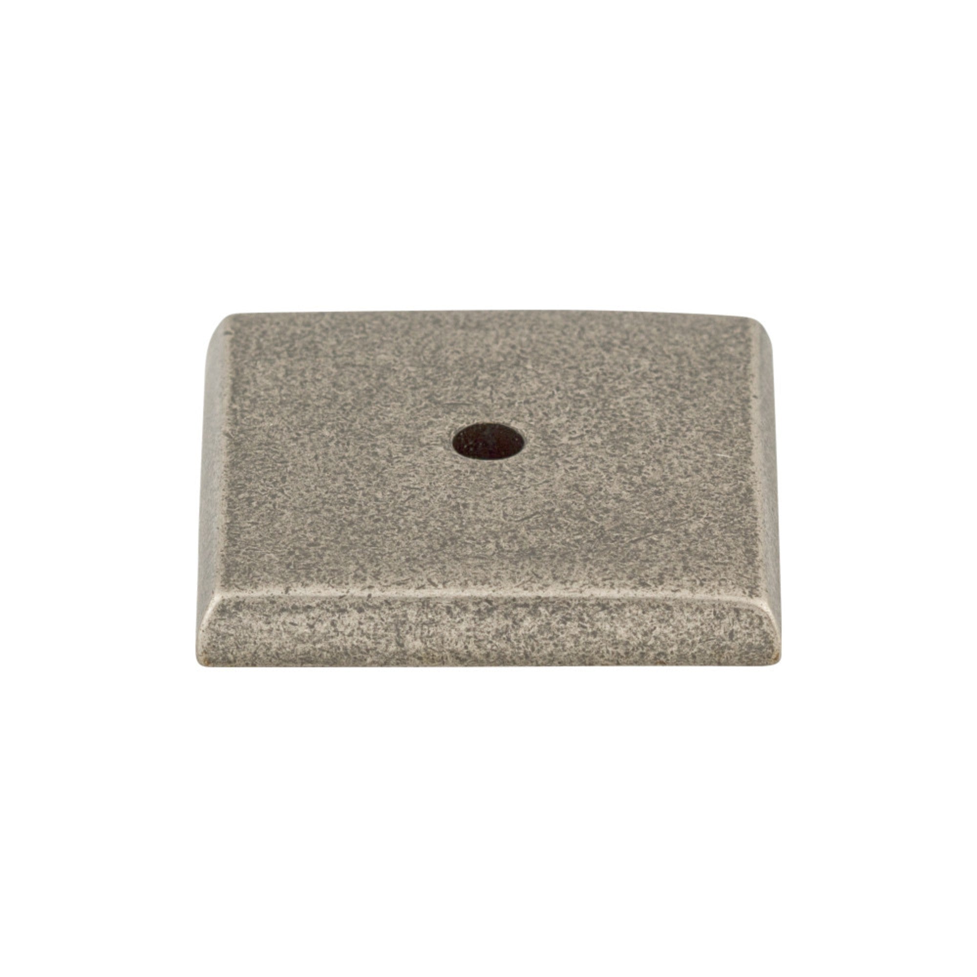 Aspen Square Knob Backplate - Silicon Bronze Light