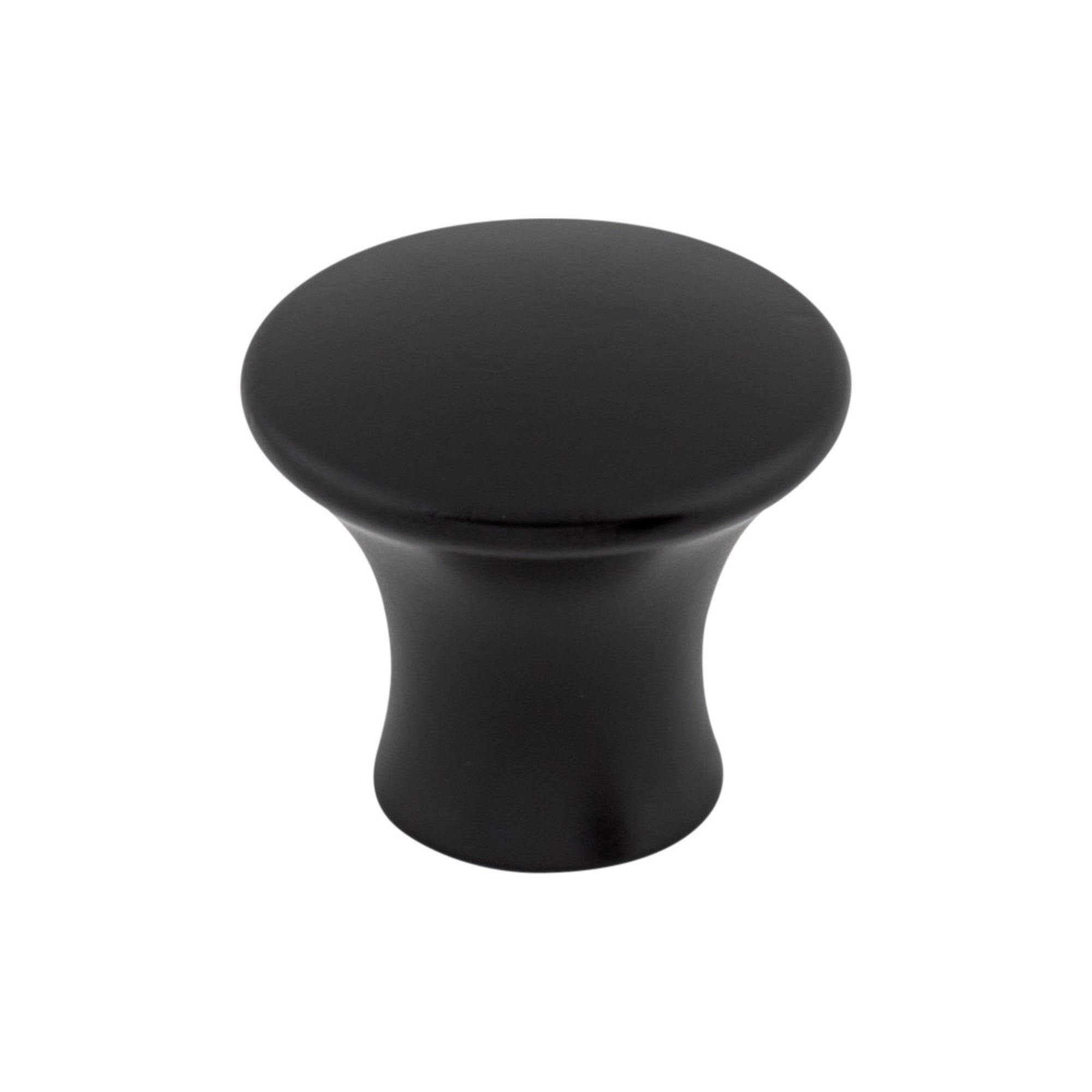 Oculus 1 1/8" Diameter Round Knob - Flat Black