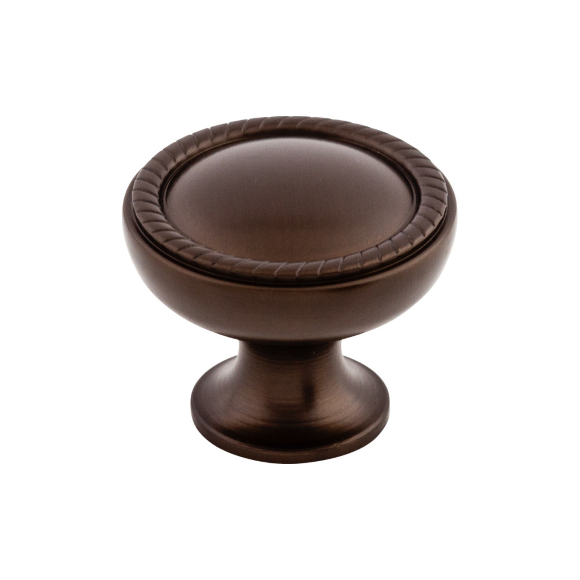 Emboss 1 1/4" Diameter Round Knob - Oil Rubbed Bronze