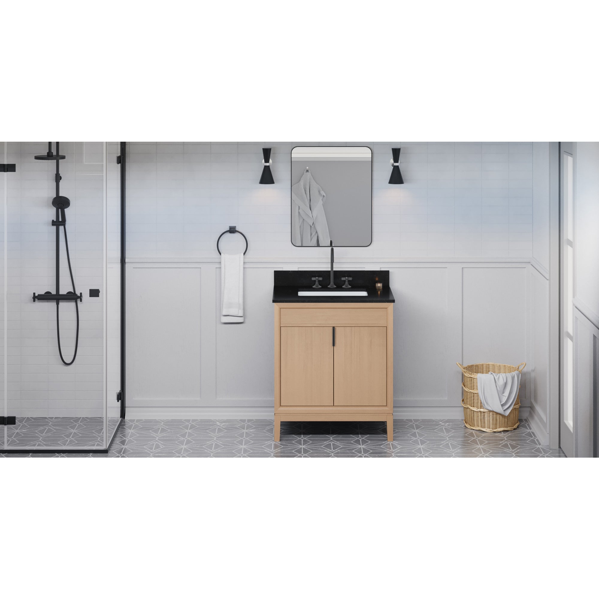 30" Theodora Vanity – Natural Oak
