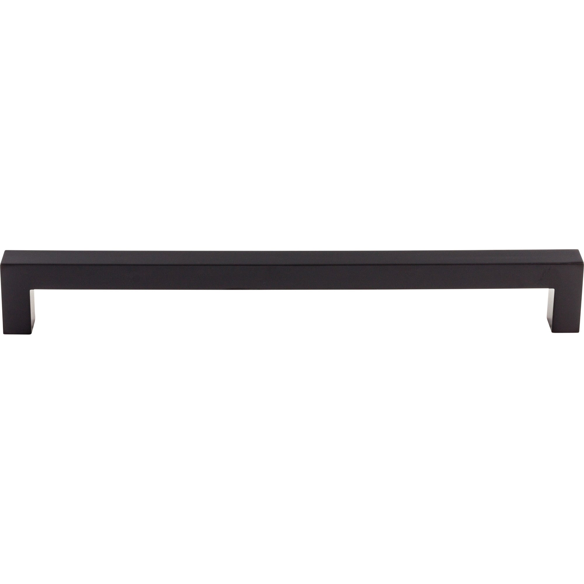 Square Bar 12" Center to Center Appliance Pull - Flat Black