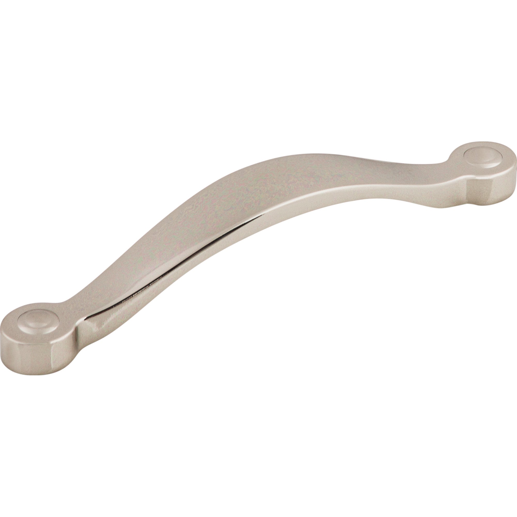Saddle 5 1/16" Center to Center Bar Pull - Polished Nickel