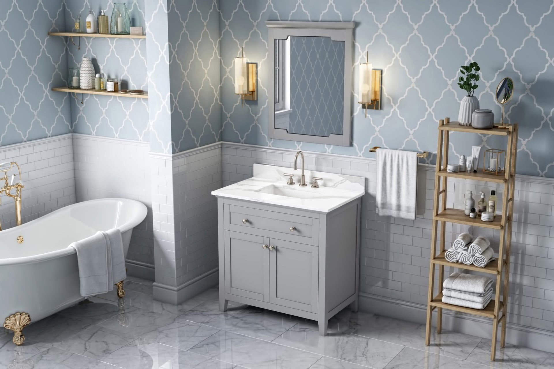 36" Chatham Vanity – Grey