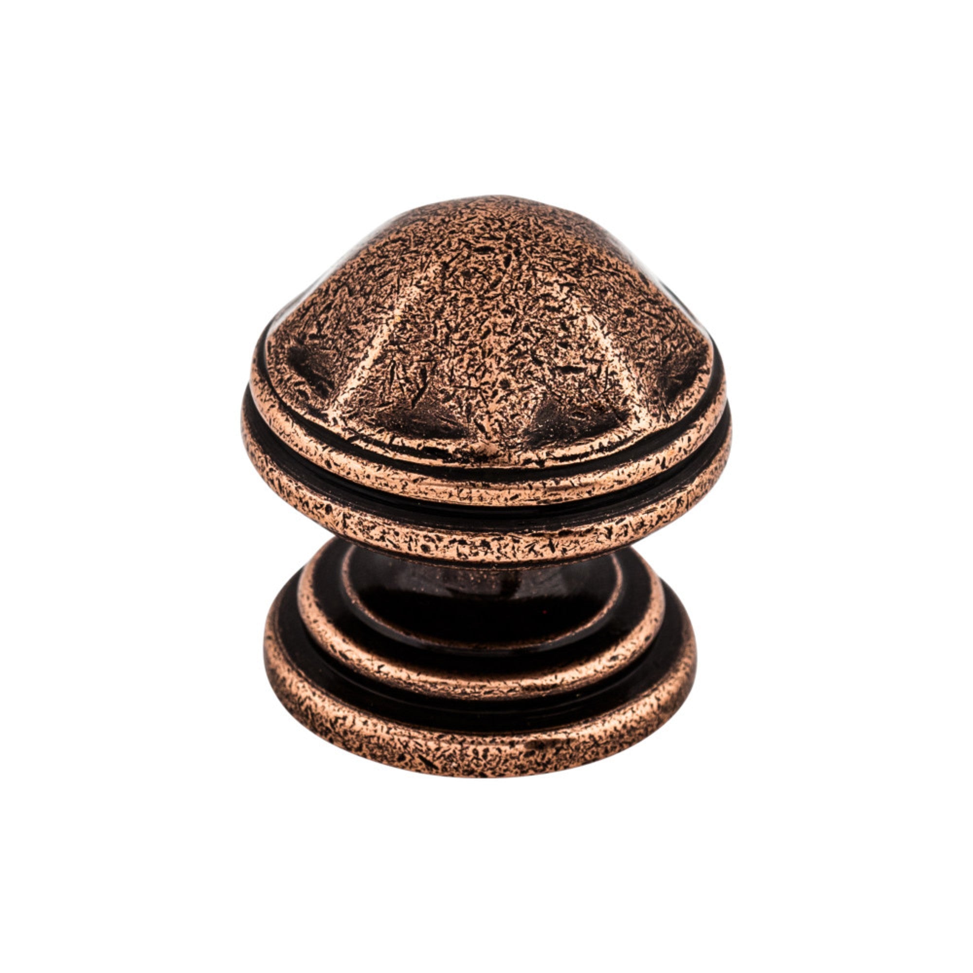 London Round Knob - Old English Copper