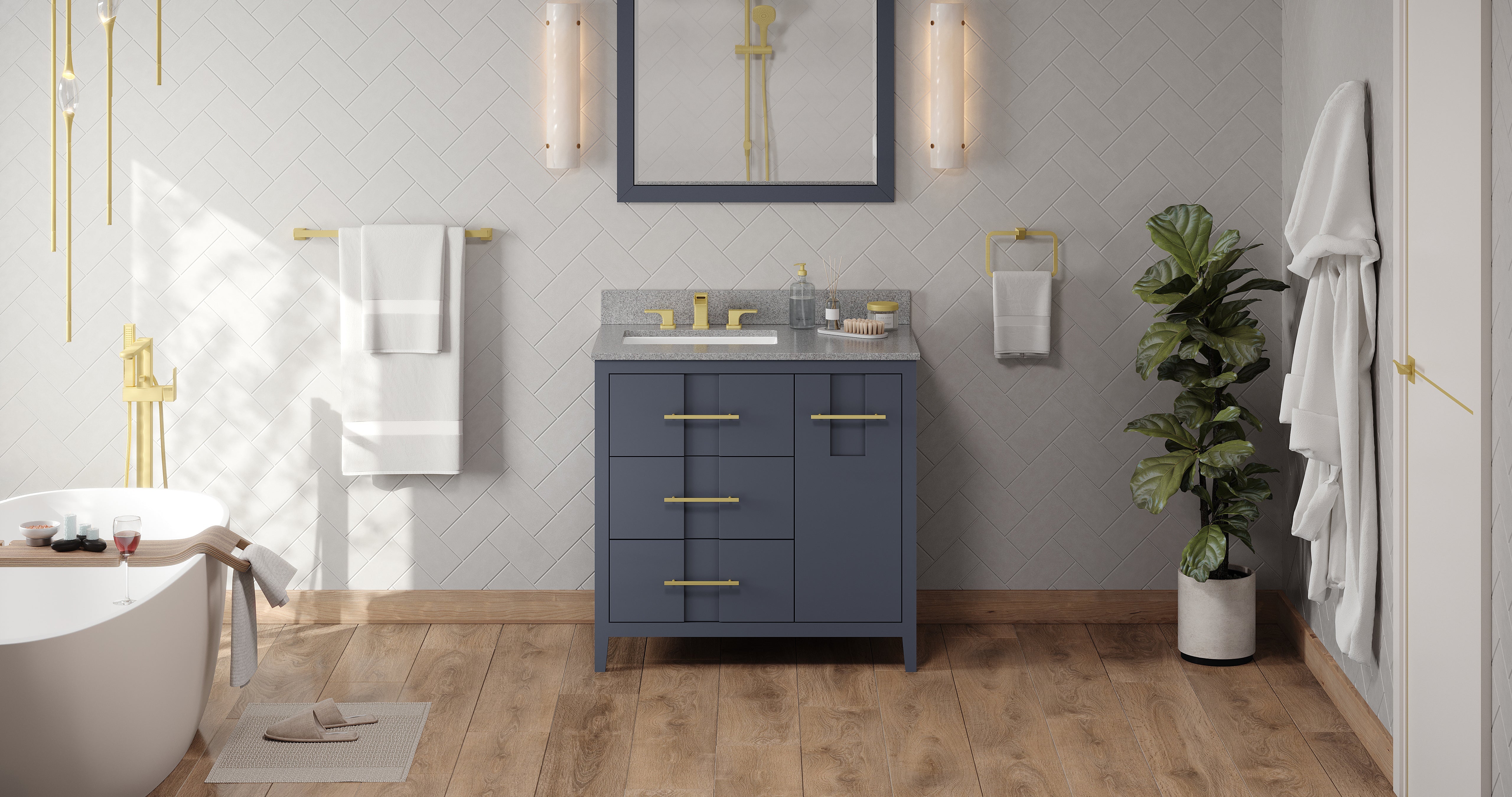 36" Katara Vanity – Left Offset