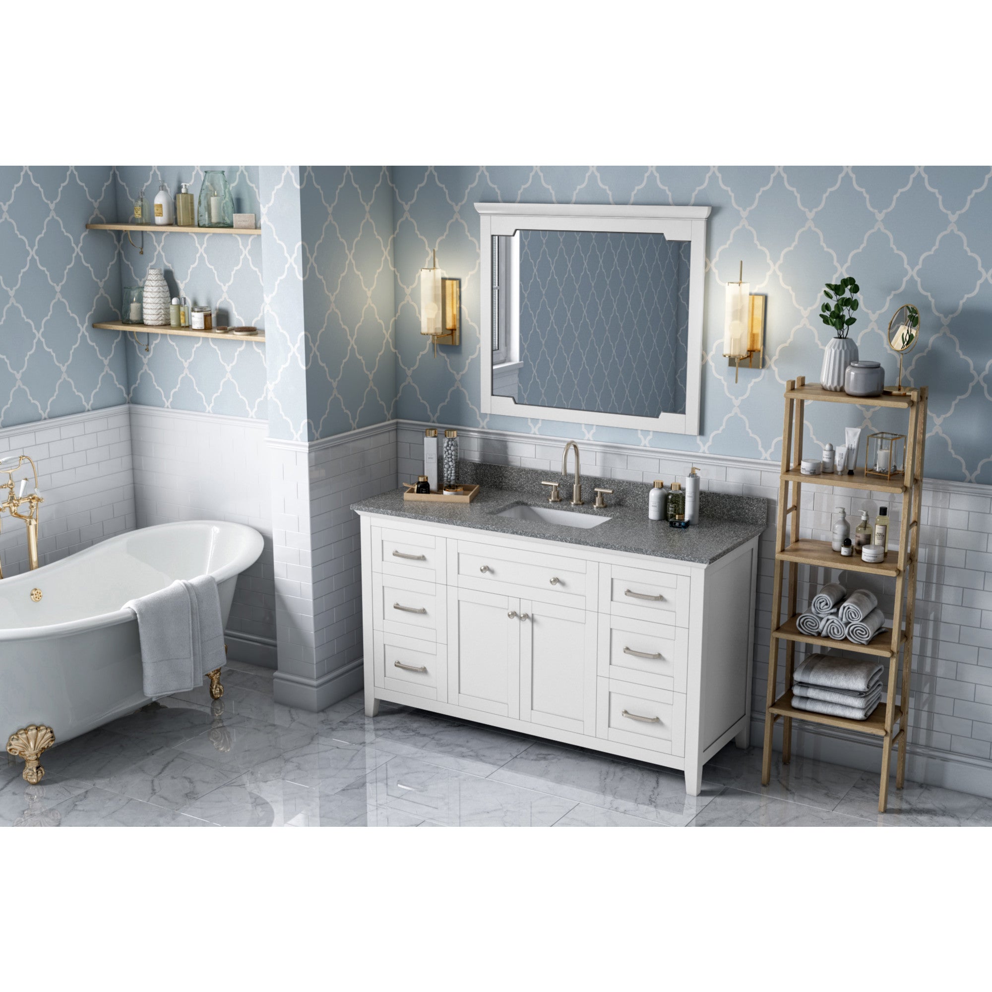60" Chatham Vanity – White