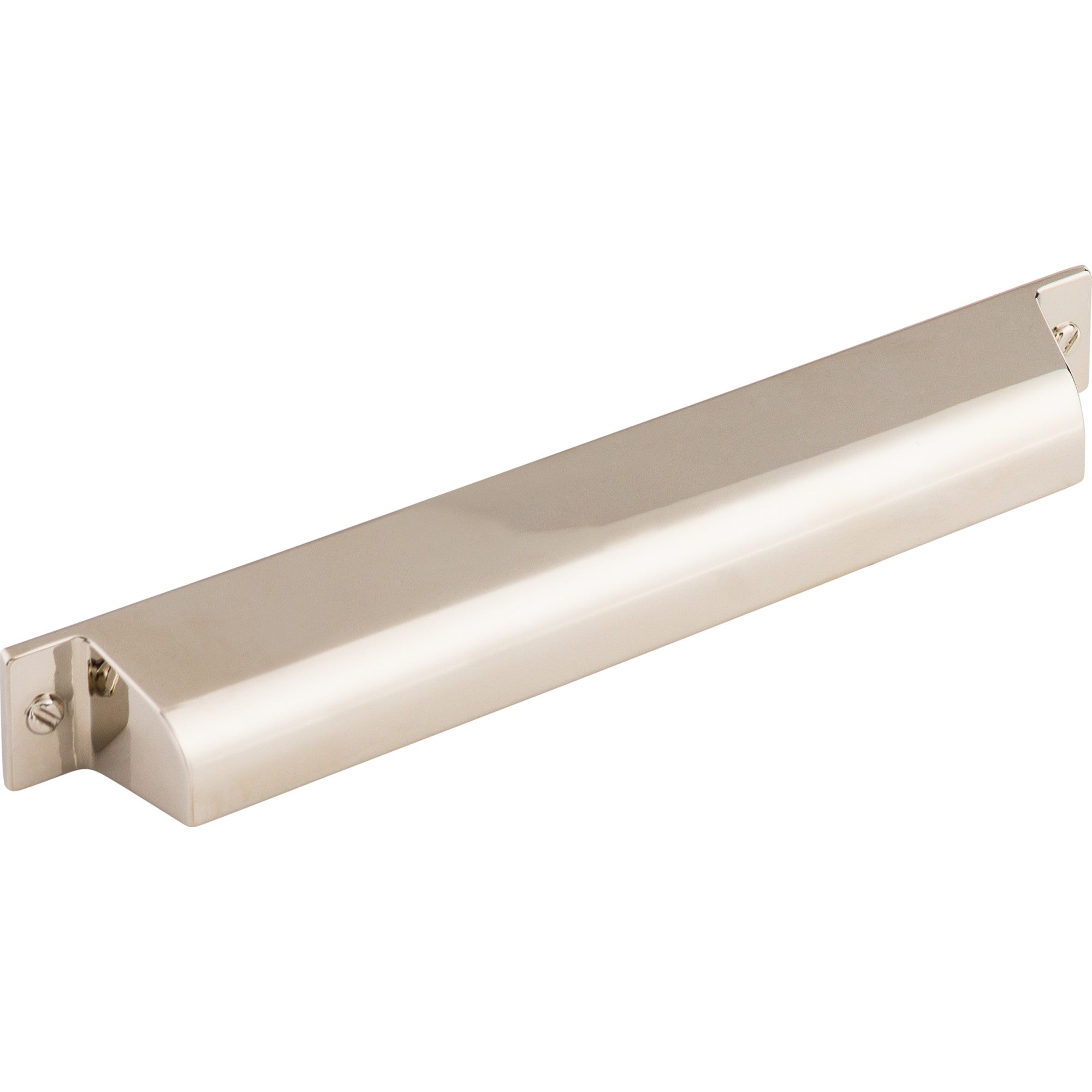 Channing 7" Center to Center Cup/Bin Pull - Polished Nickel