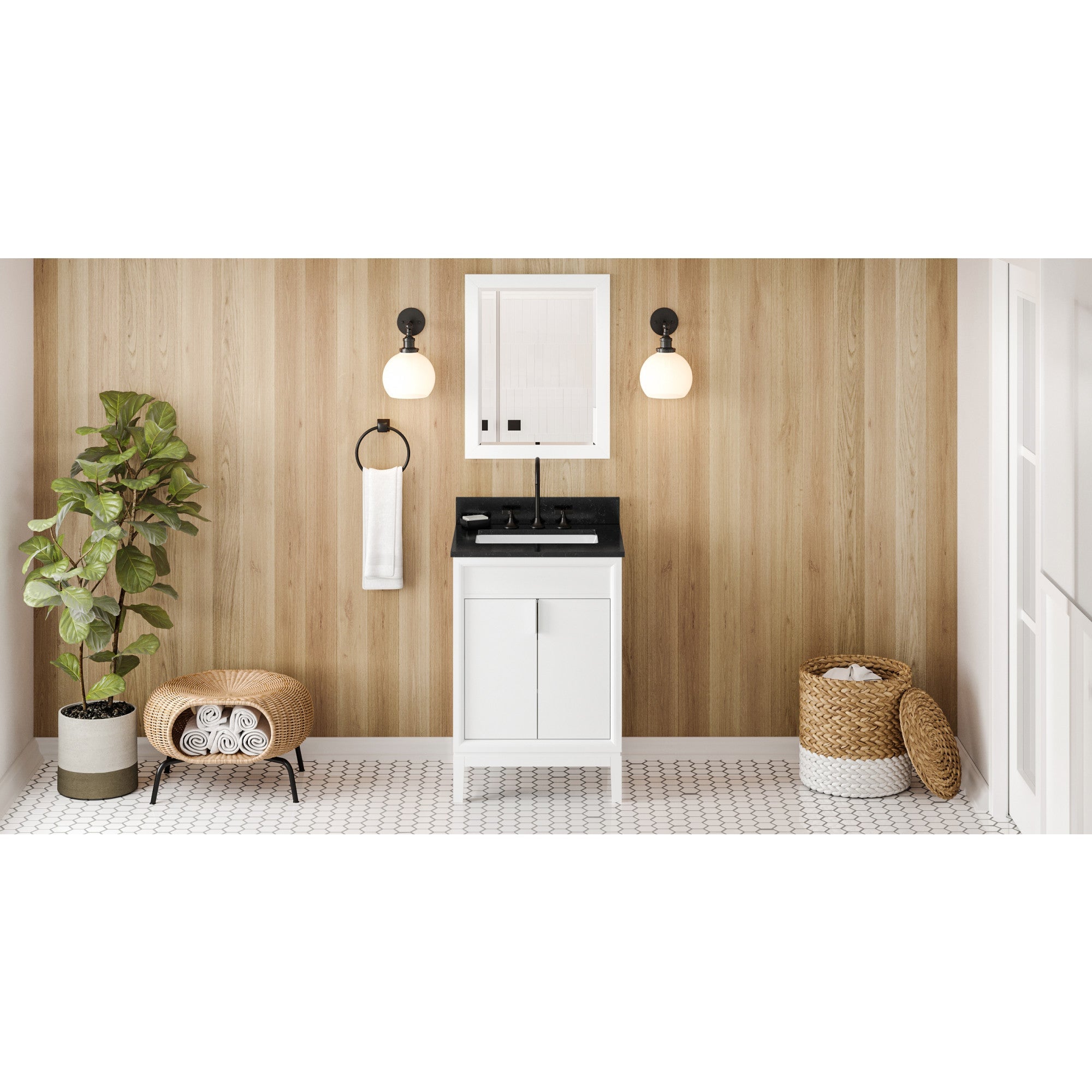24" Theodora Vanity – White
