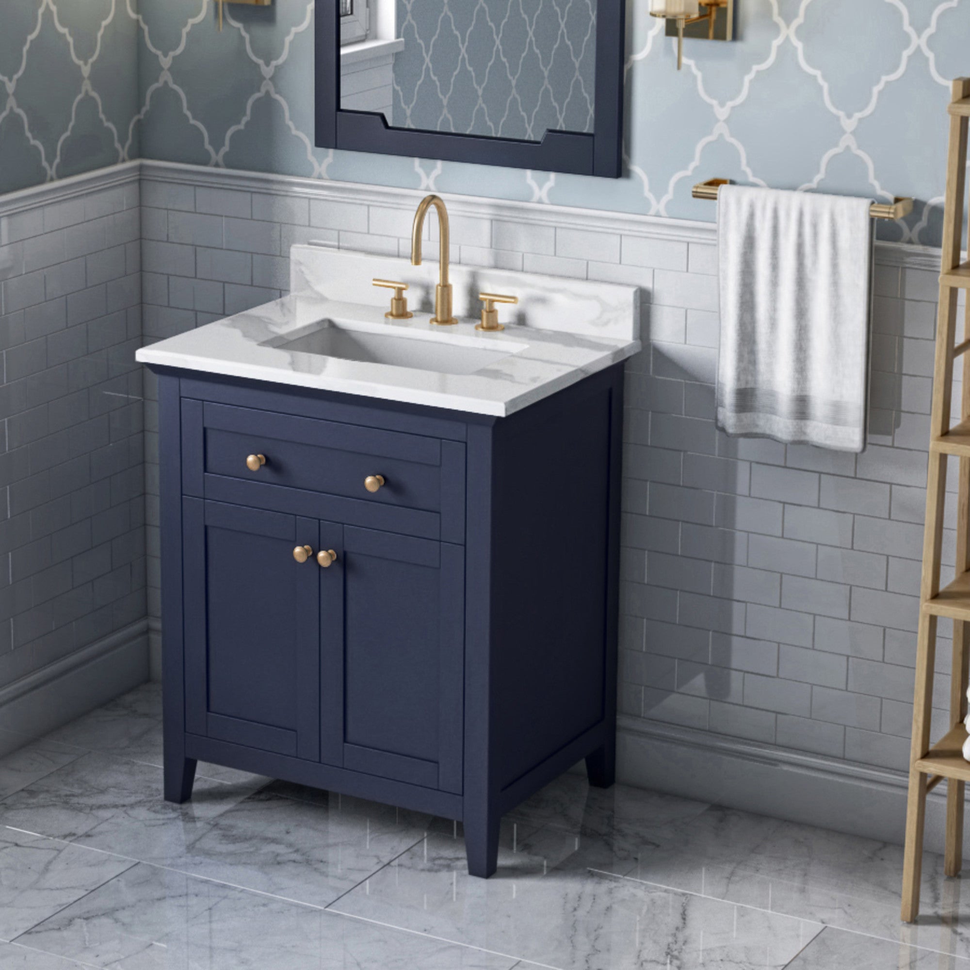 30" Chatham Vanity – Hale Blue