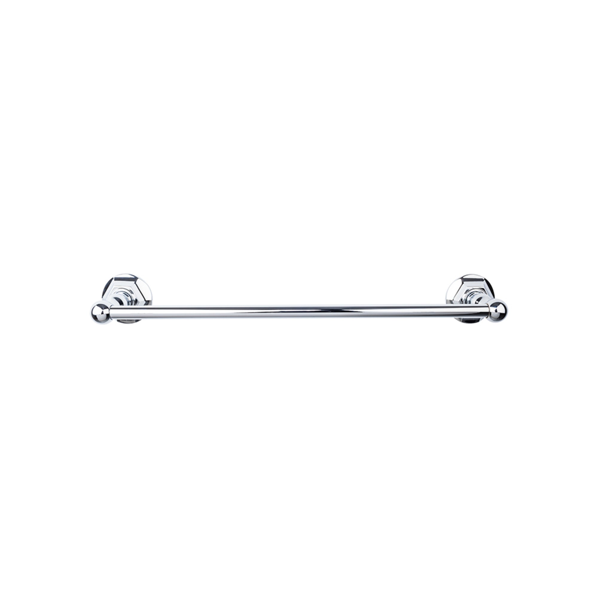 TOP BATH (R) Edwardian Bath Single 32 1/2" Wall Mounted  Towel Bar - Polished Chrome