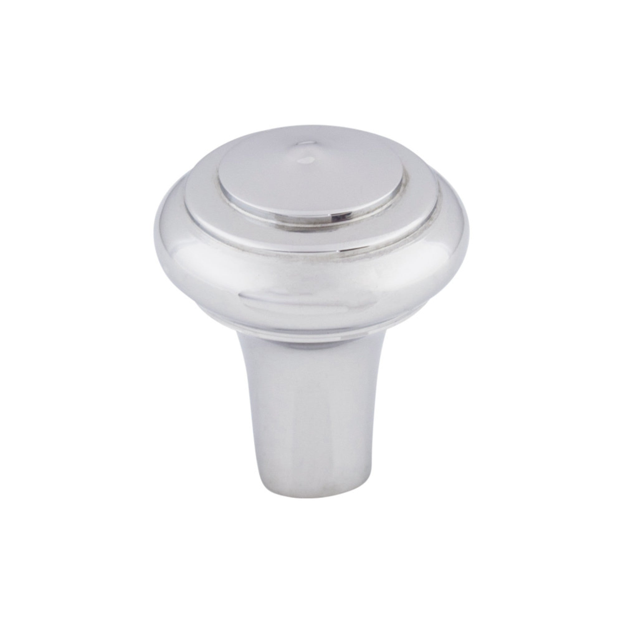 Aspen II Peak 1" Diameter Round Knob - Polished Chrome