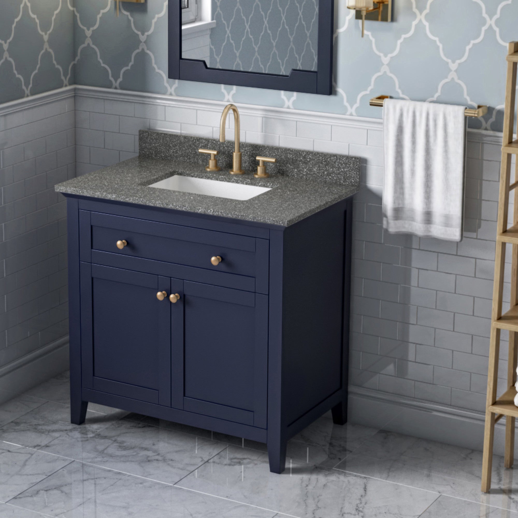 36" Chatham Vanity – Hale Blue