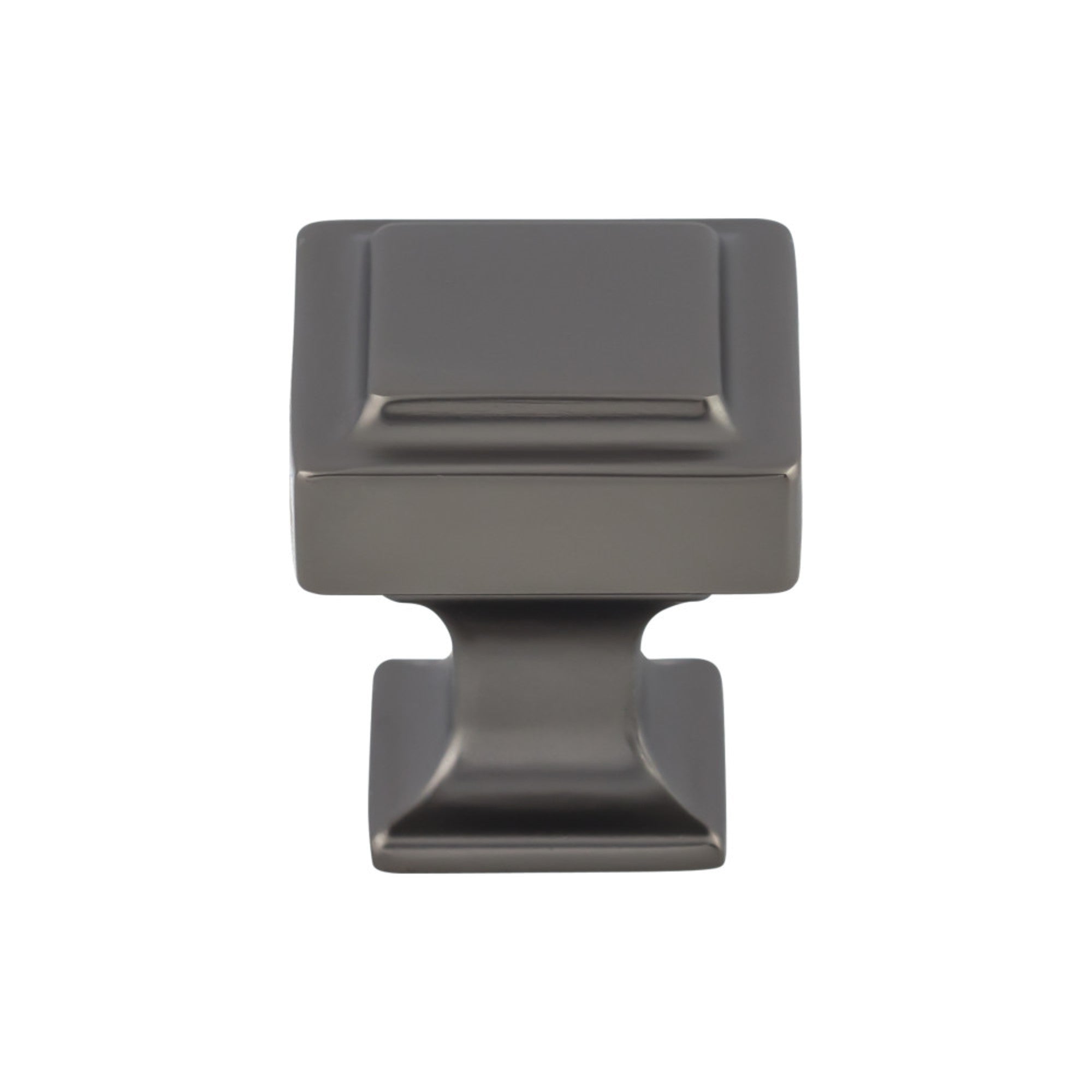 Ascendra 1 1/8" Length Square Knob - Ash Gray
