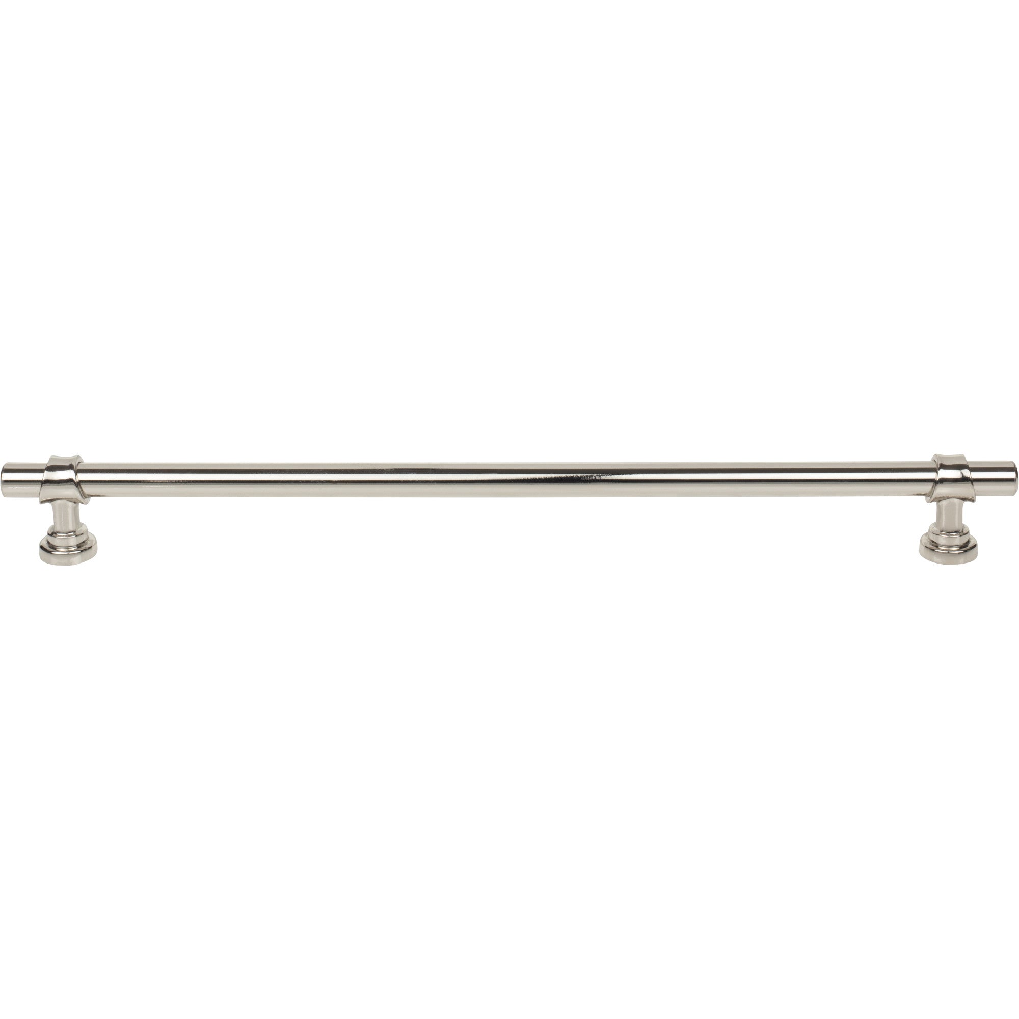 Bit 12" Center to Center Bar Pull - Polished Nickel