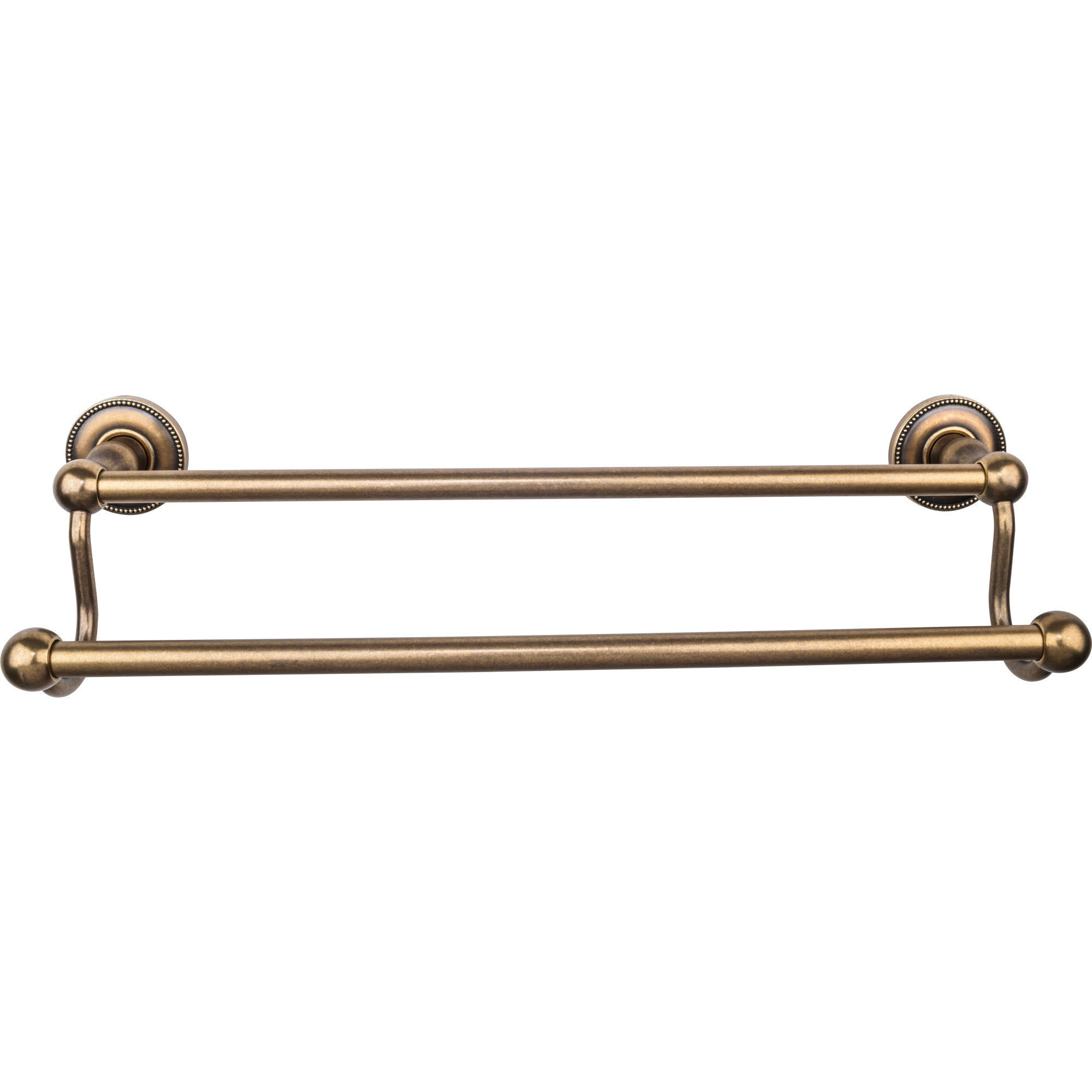 TOP BATH (R) Edwardian Bath Double 20 1/2" Wall Mounted  Towel Bar - German Bronze