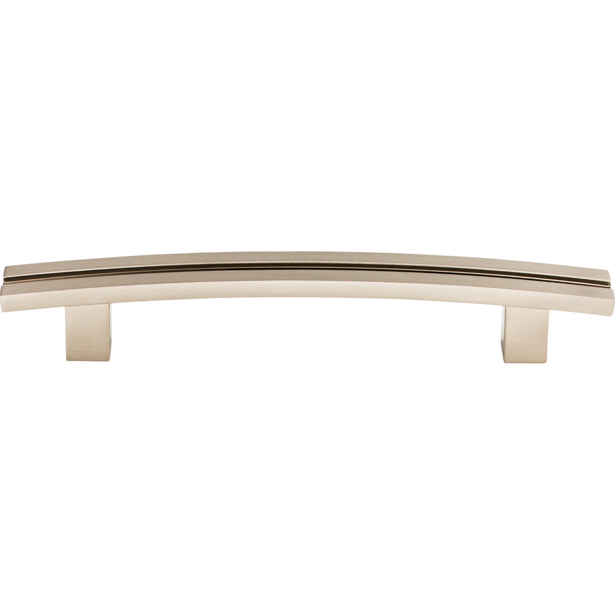 Inset Rail 5" Center to Center Bar Pull - Brushed Satin Nickel