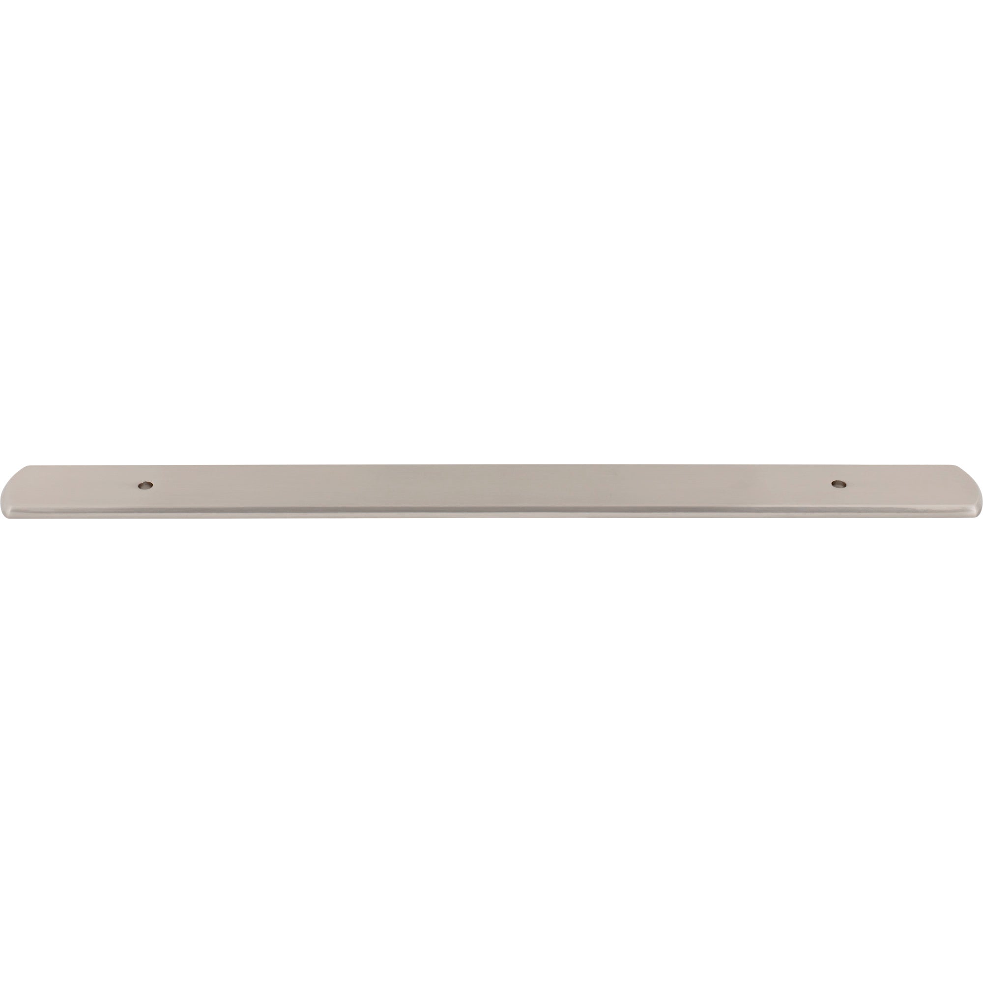 Wescott 12" Center to Center Pull Backplate - Brushed Satin Nickel