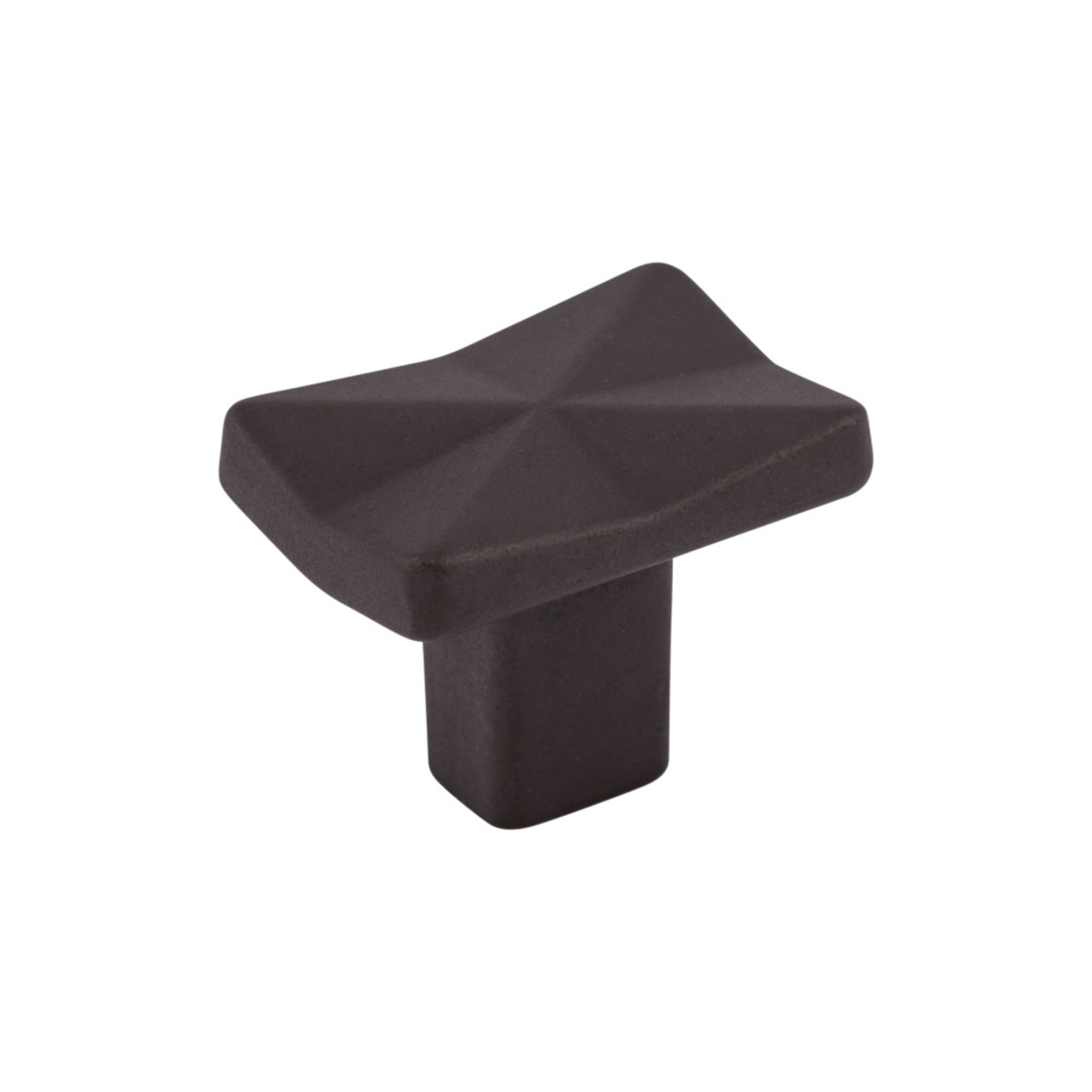 Quilted 1 1/4" Length Rectangle Knob - Sable
