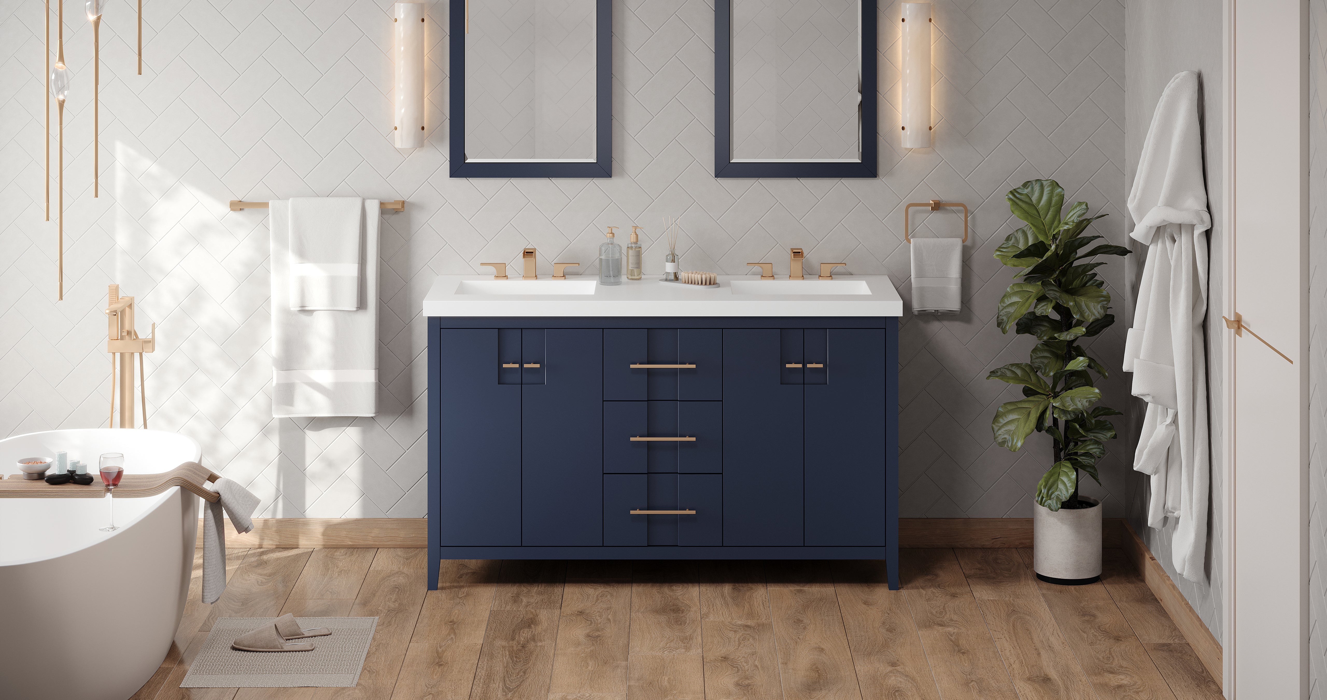 60" Katara Vanity – Double Bowl