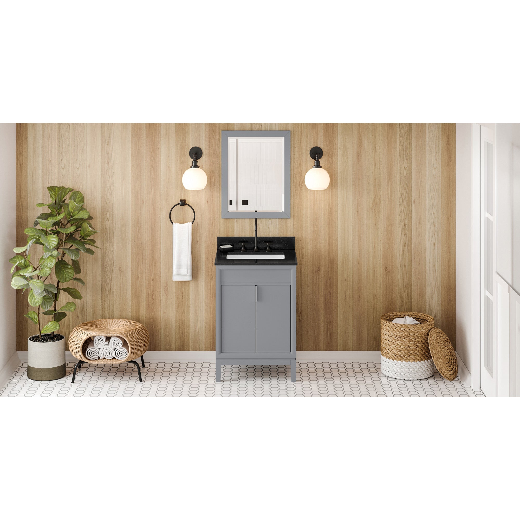 24" Theodora Vanity – Grey