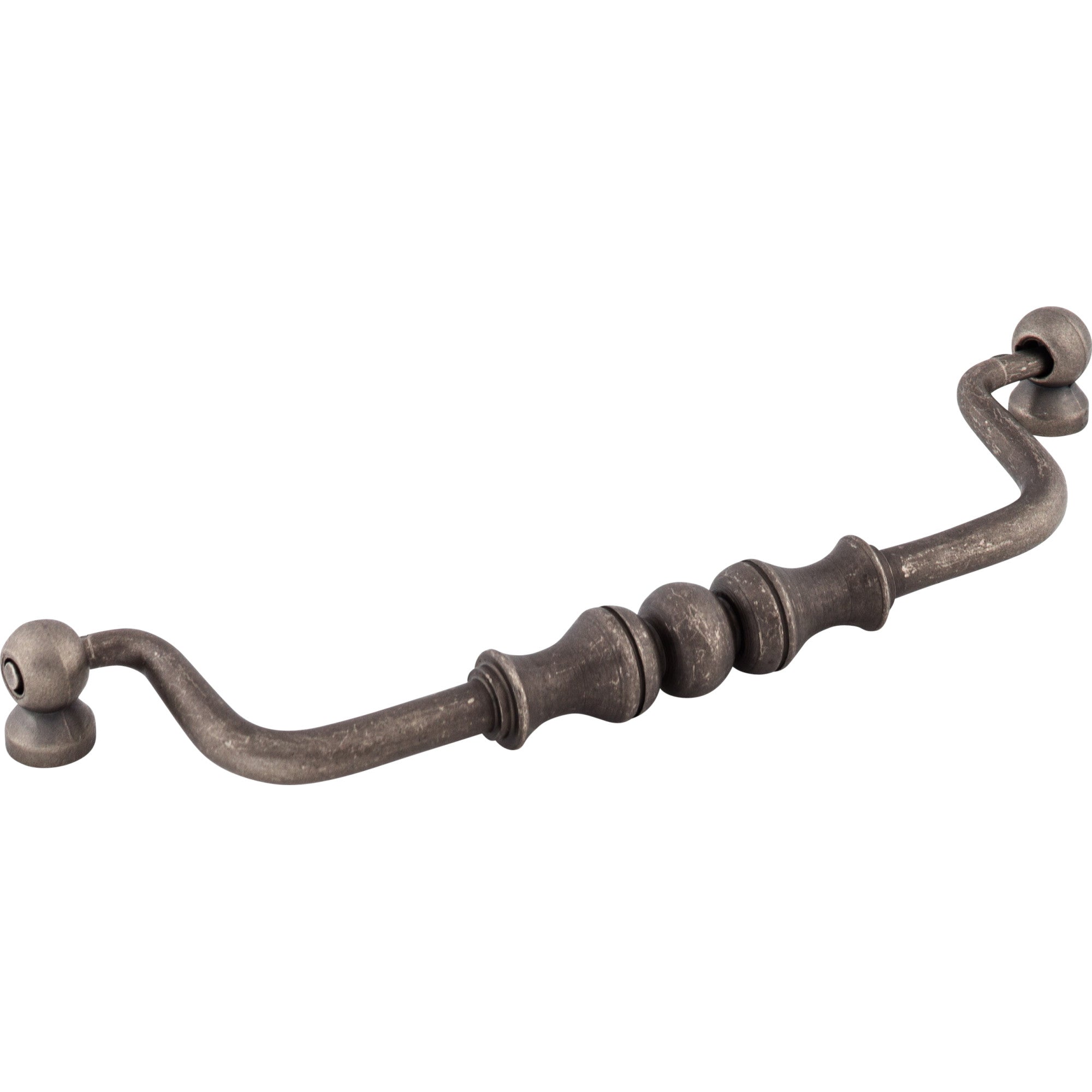 Orne 7" Center to Center Drop Handle - Pewter