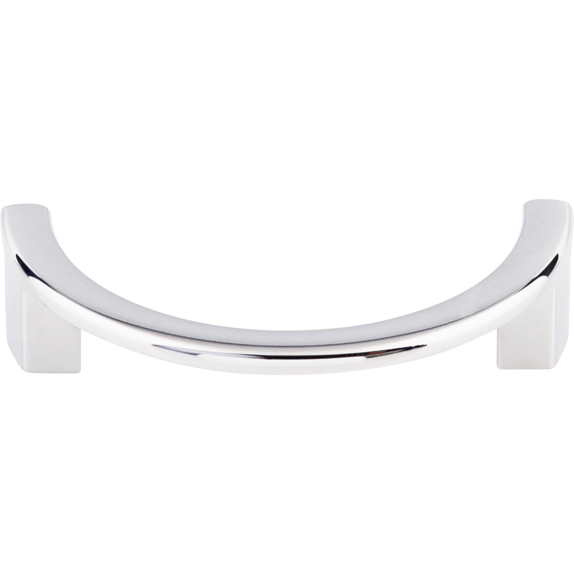 Half Circle Open Finger Pull - Polished Chrome