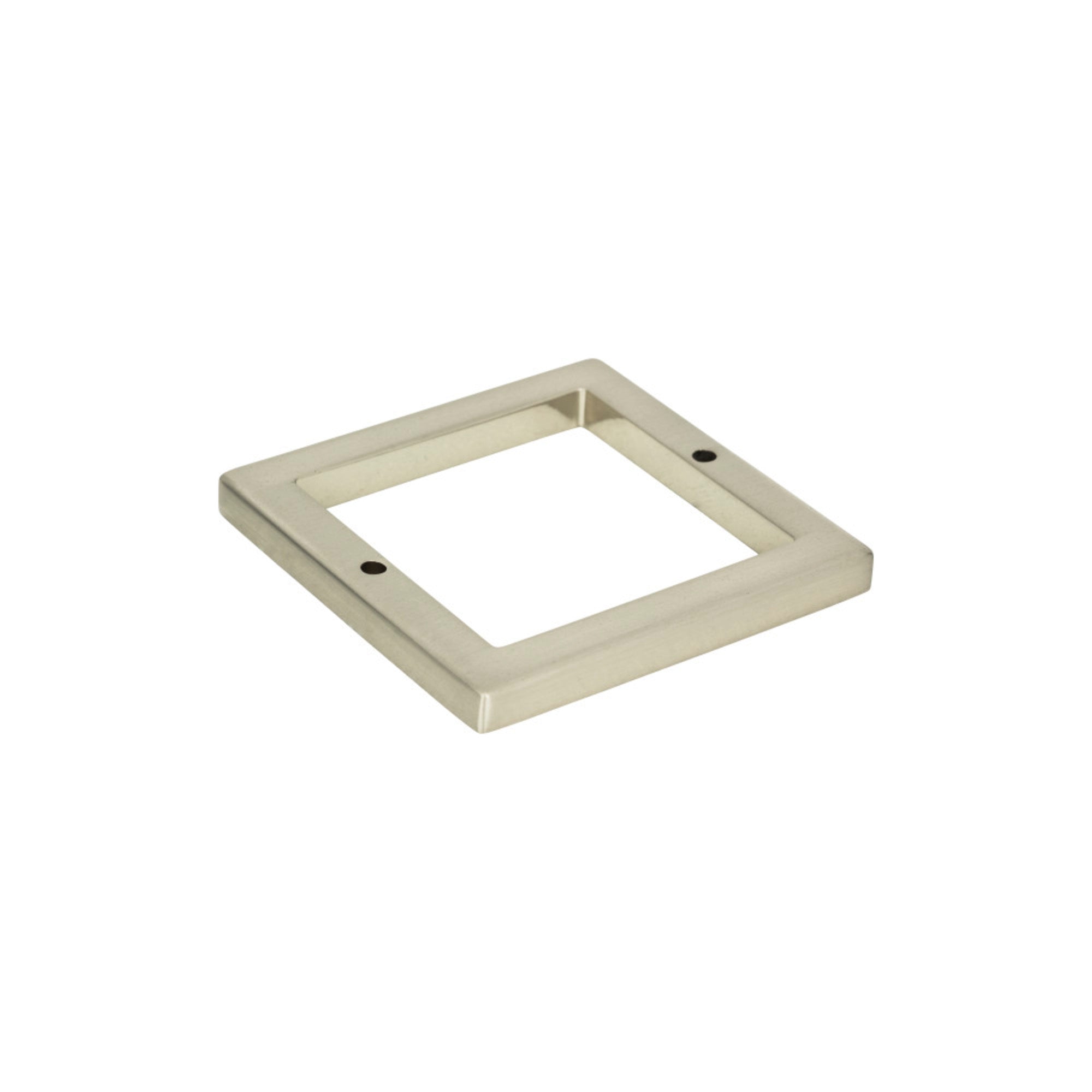 Tableau Square 2 1/2" Center to Center Pull Backplate - Brushed Nickel