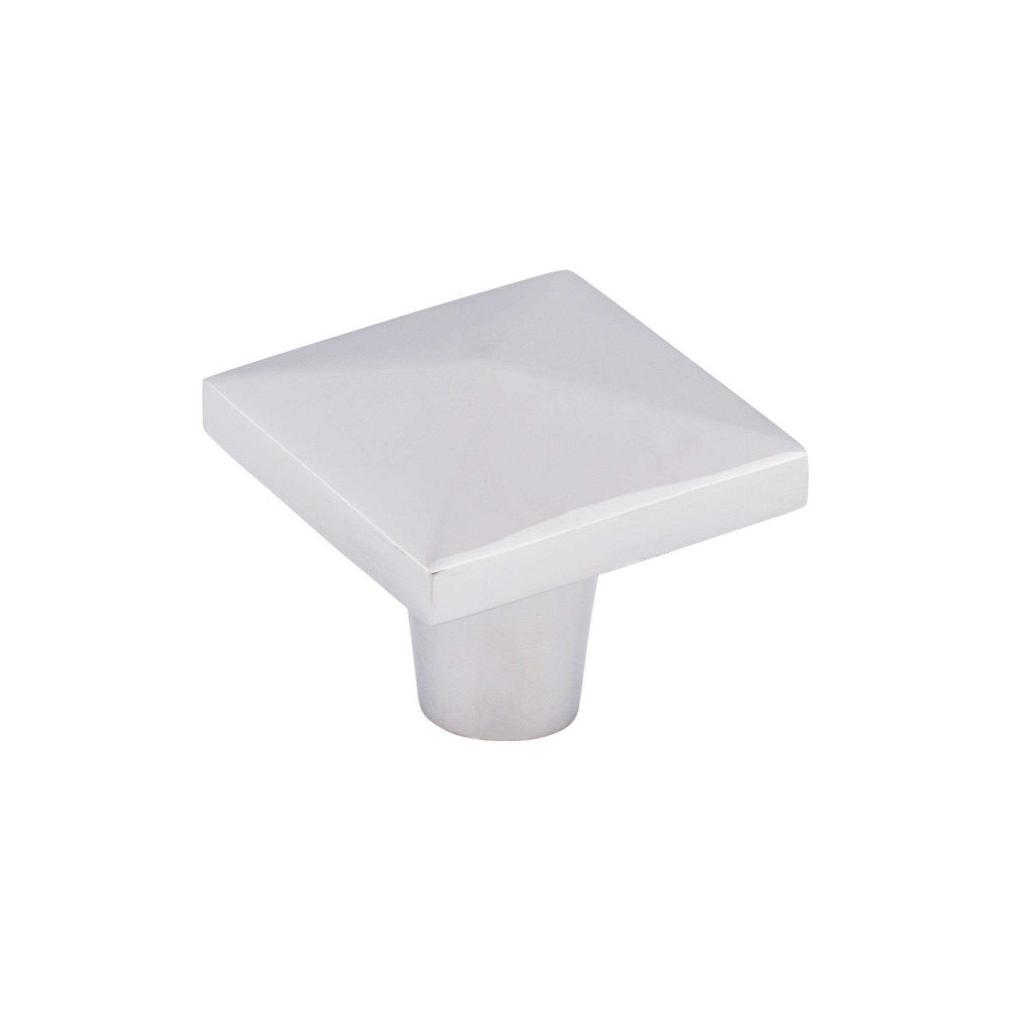 Aspen II 1 1/2" Length Square Knob - Polished Chrome