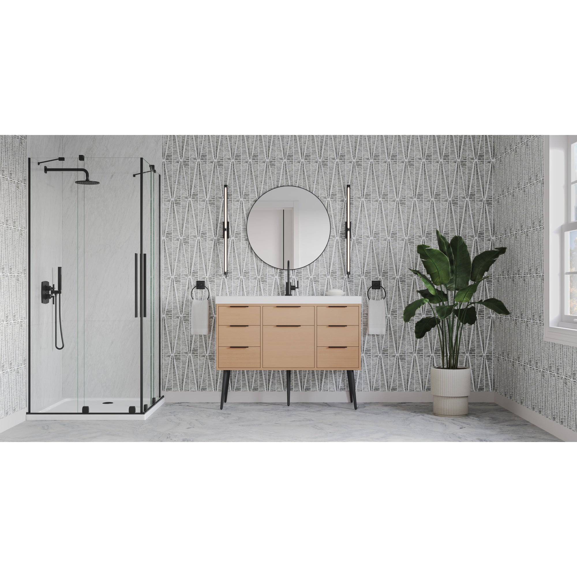 48" Gardner Vanity – Natural Oak