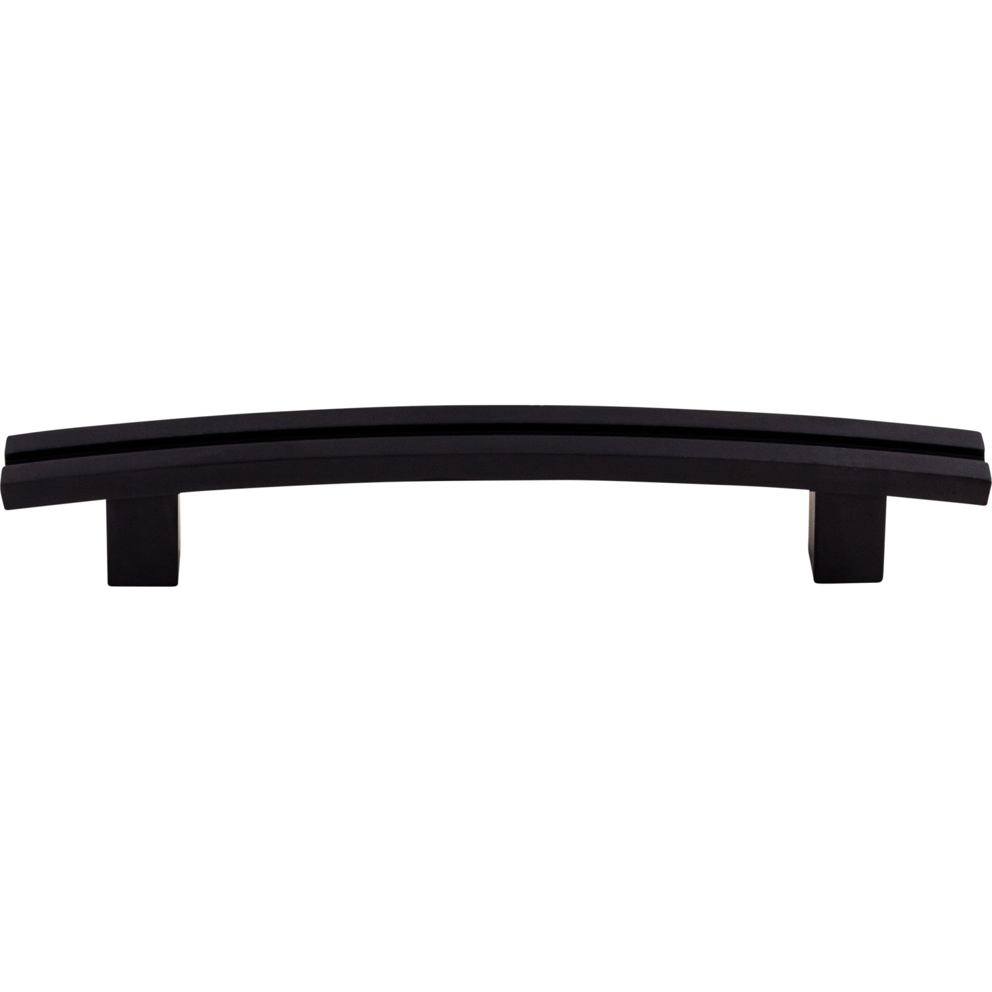 Inset Rail 5" Center to Center Bar Pull - Flat Black