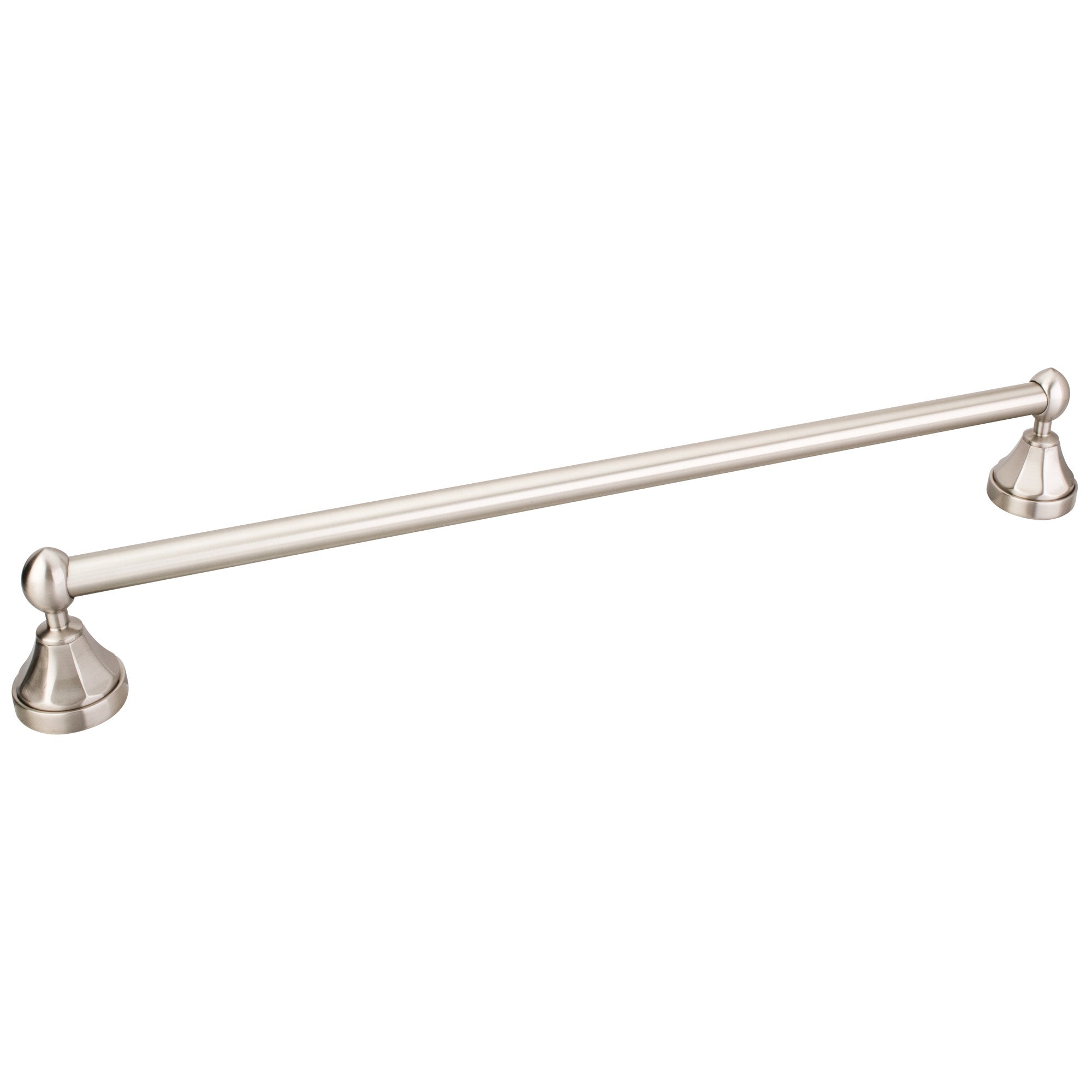 Newbury Satin Nickel 18" Single Towel Bar - Retail Packaged