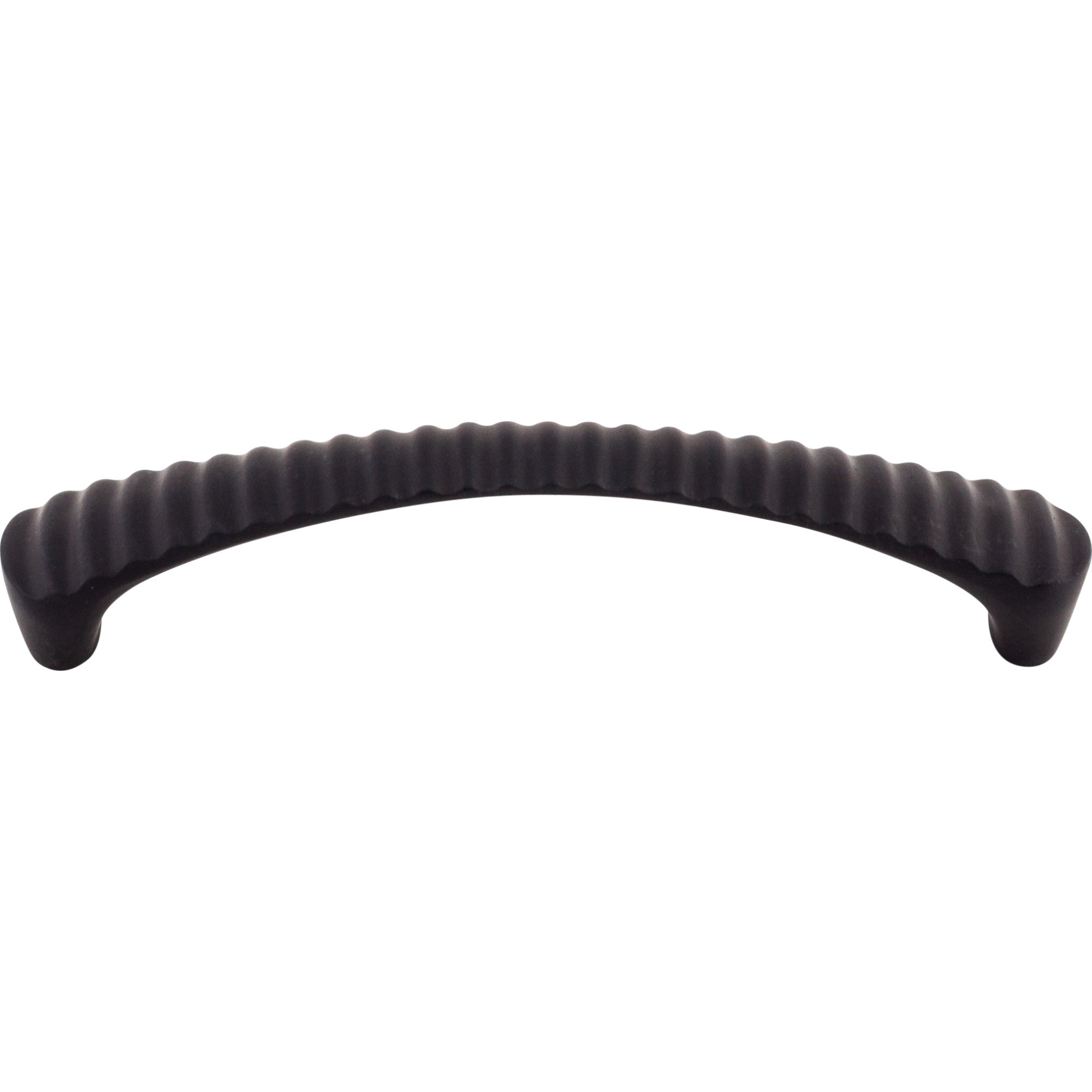 Grooved 5 1/16" Center to Center Bar Pull - Flat Black