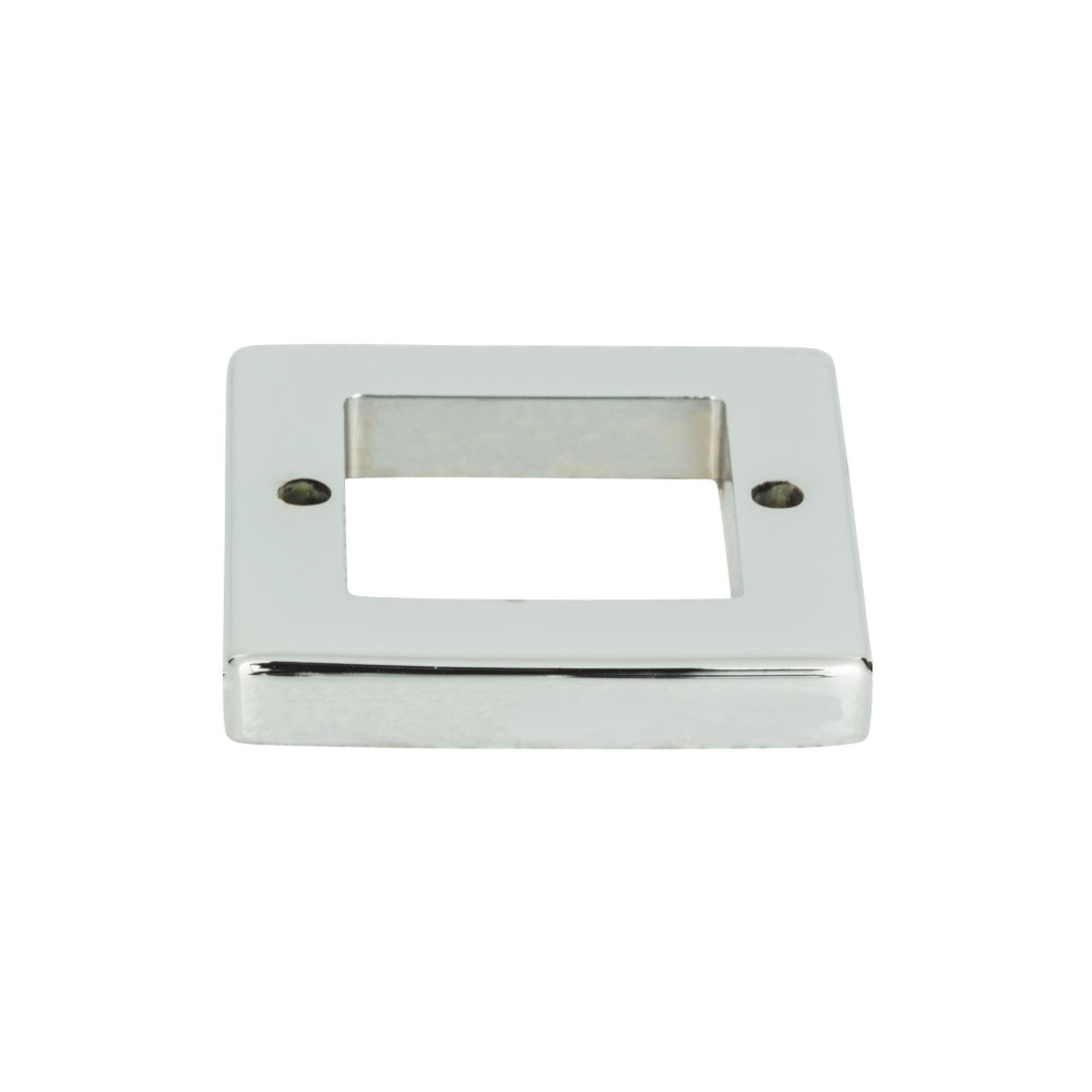 Tableau Square 1 7/16" Center to Center Pull Backplate - Polished Chrome