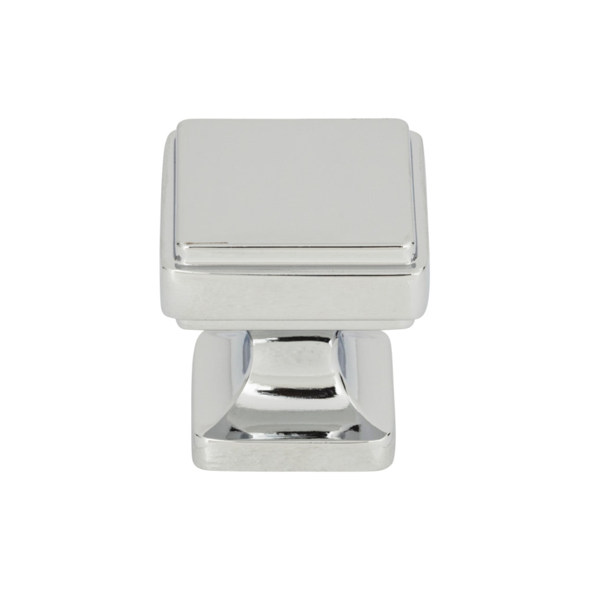 Kate Square Knob - Polished Chrome